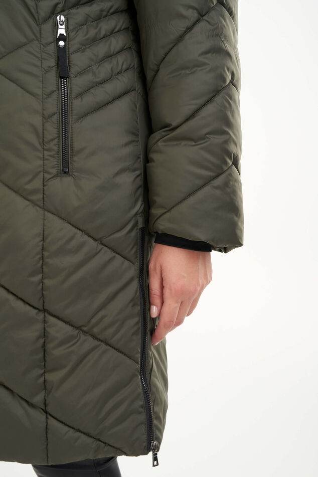 Veste longue matelassée  image number 5