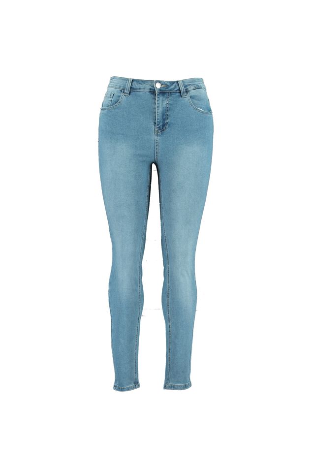 Skinny leg high waist CHERRY jeans image number 1