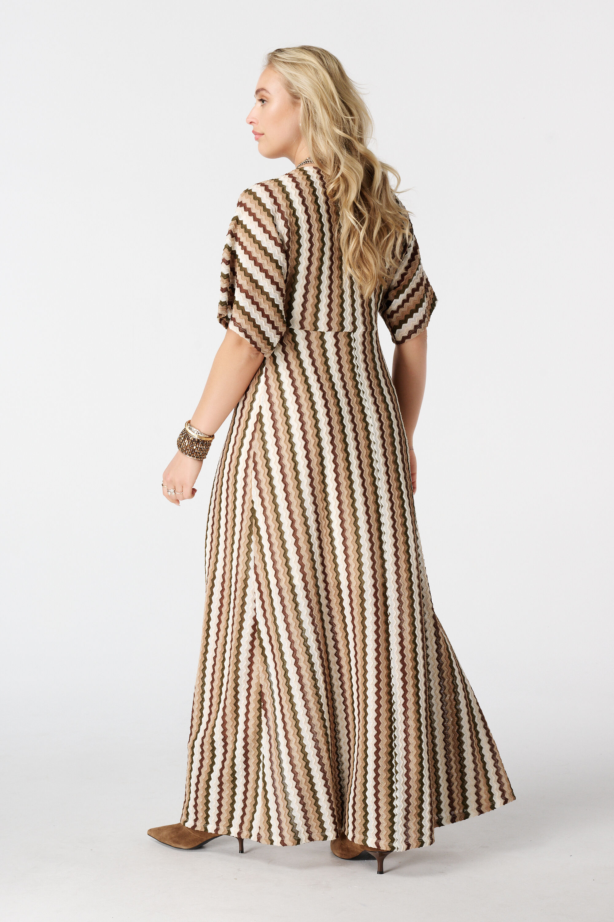 Robe maxi avec imprim&eacute; image number 3