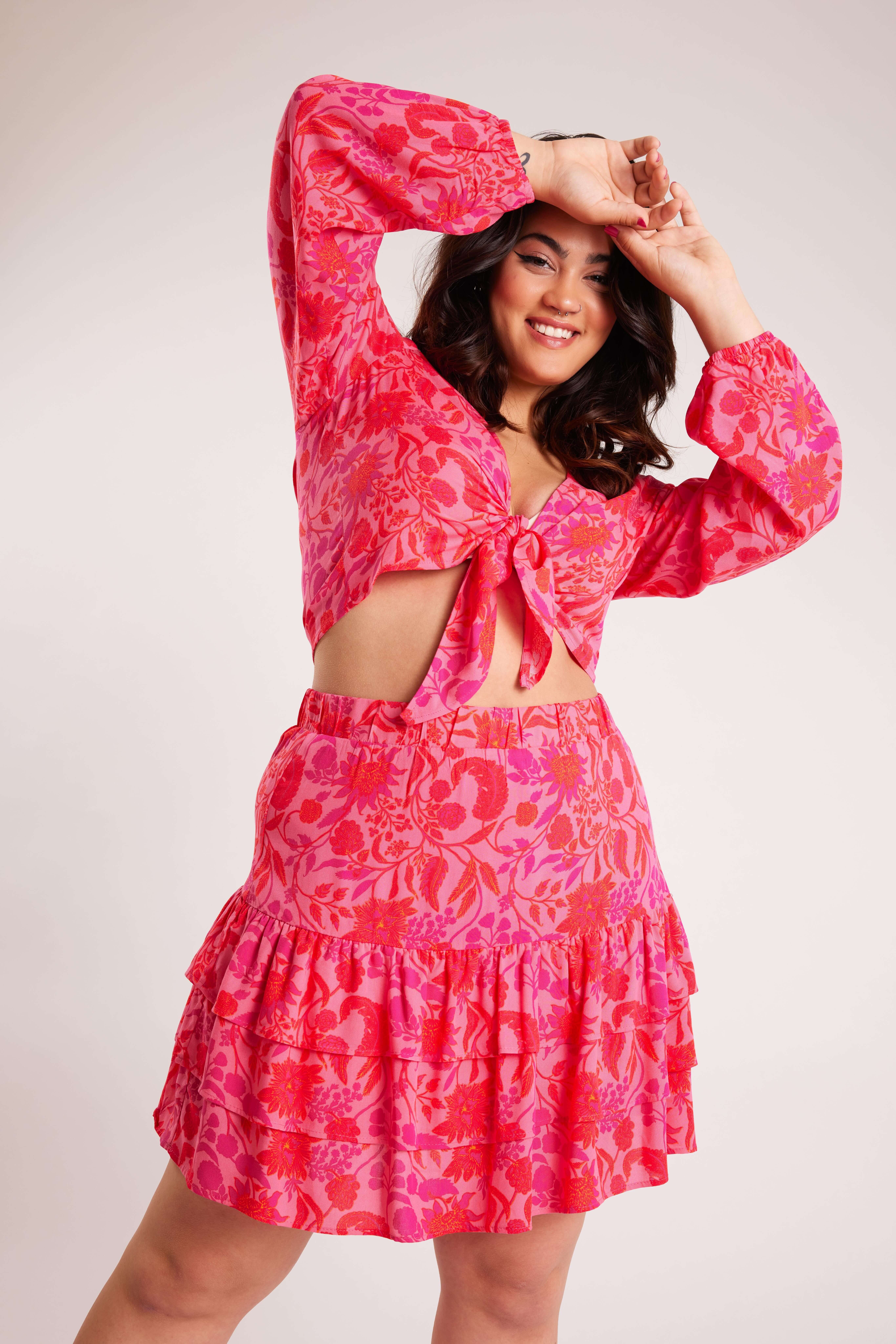 Jupe-short &agrave; imprim&eacute; image number 5