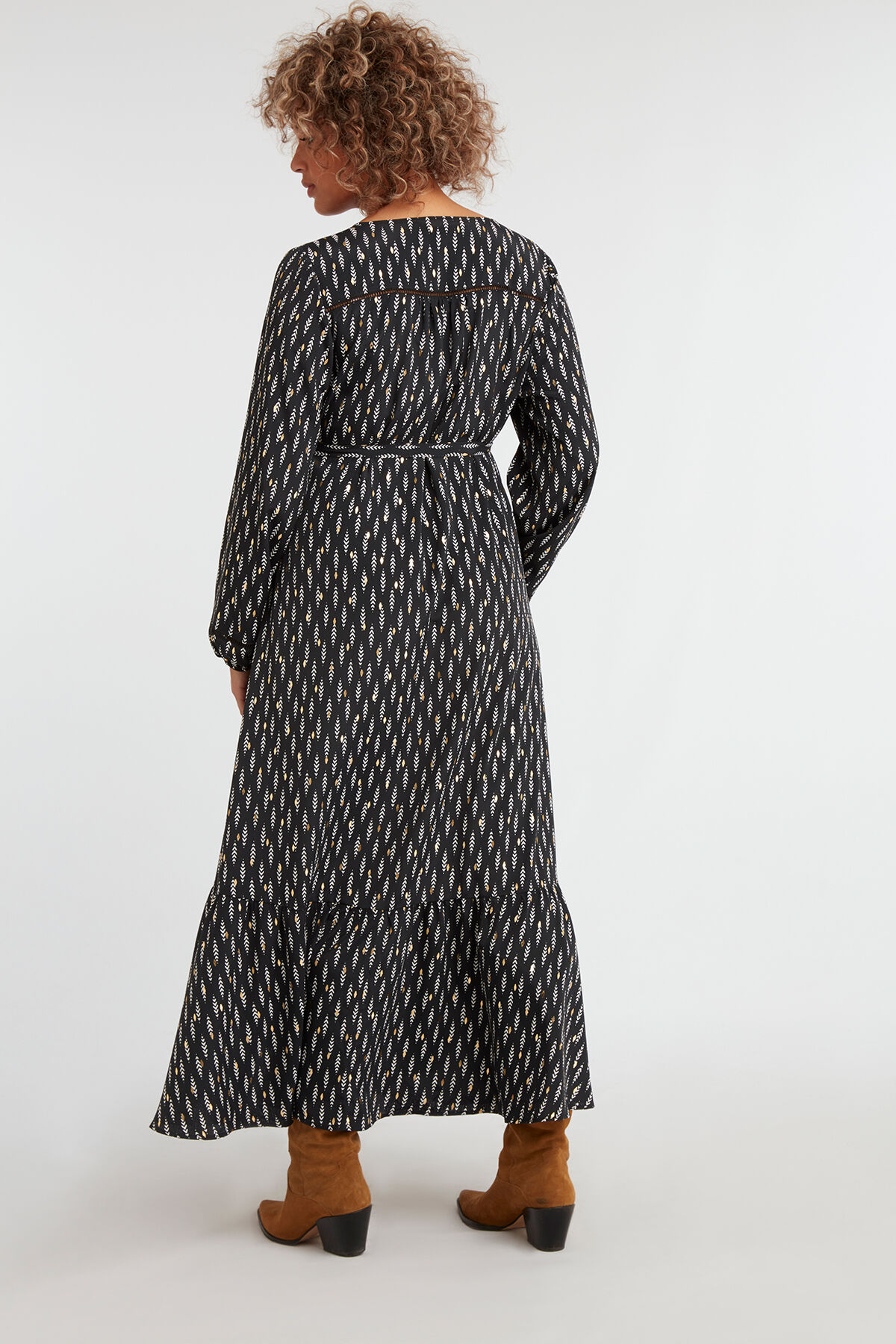 Robe &agrave; imprim&eacute; m&eacute;tallis&eacute; image number 5