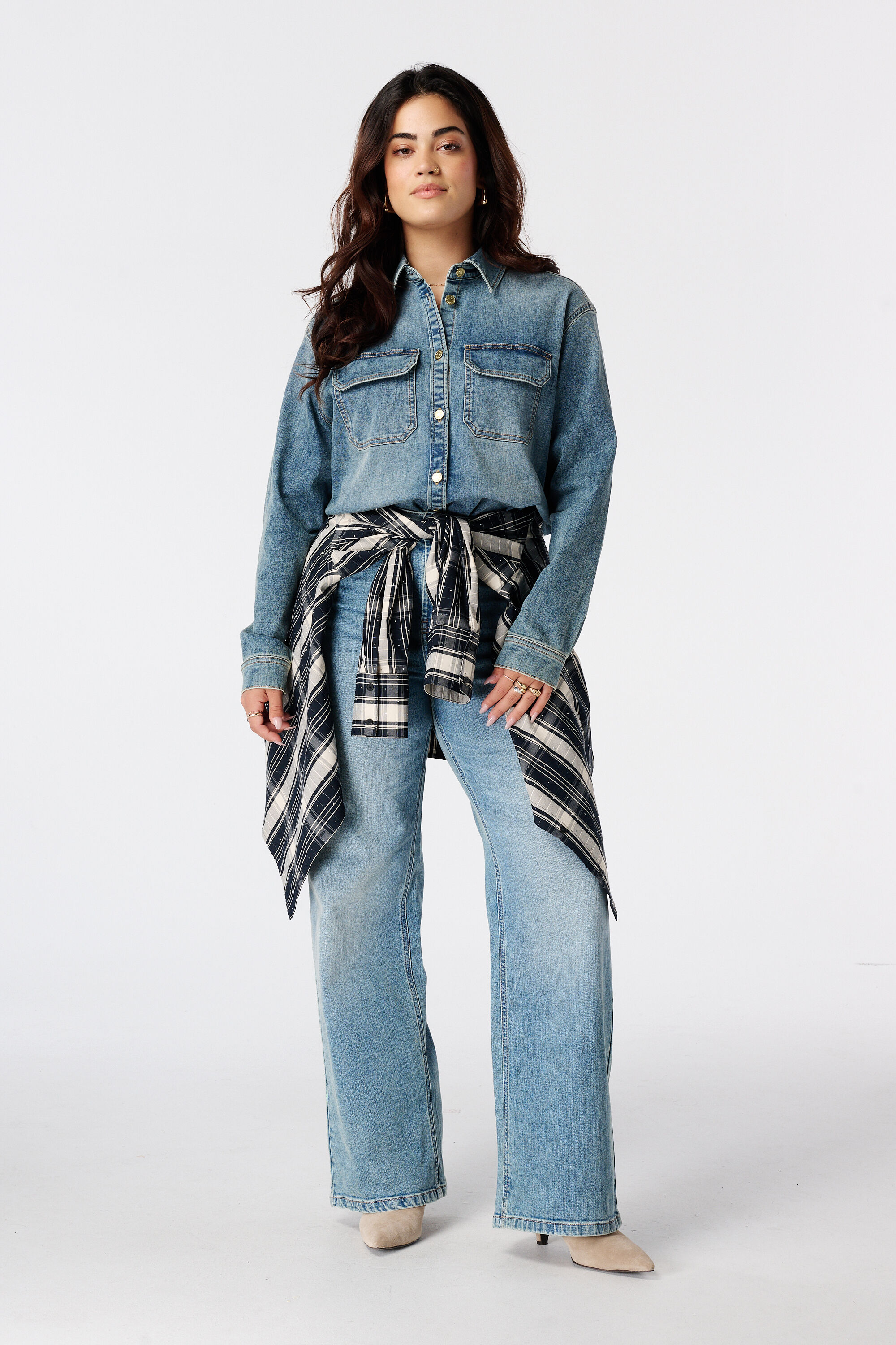 Blouse en denim image number 5