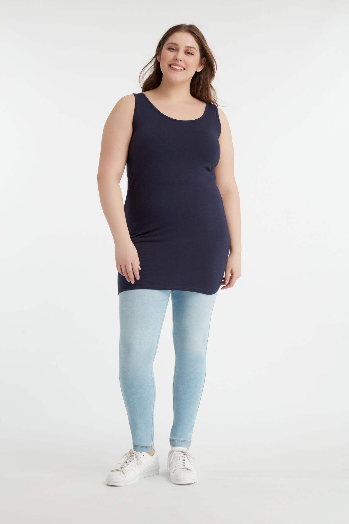 D&eacute;bardeur long en coton image number 5