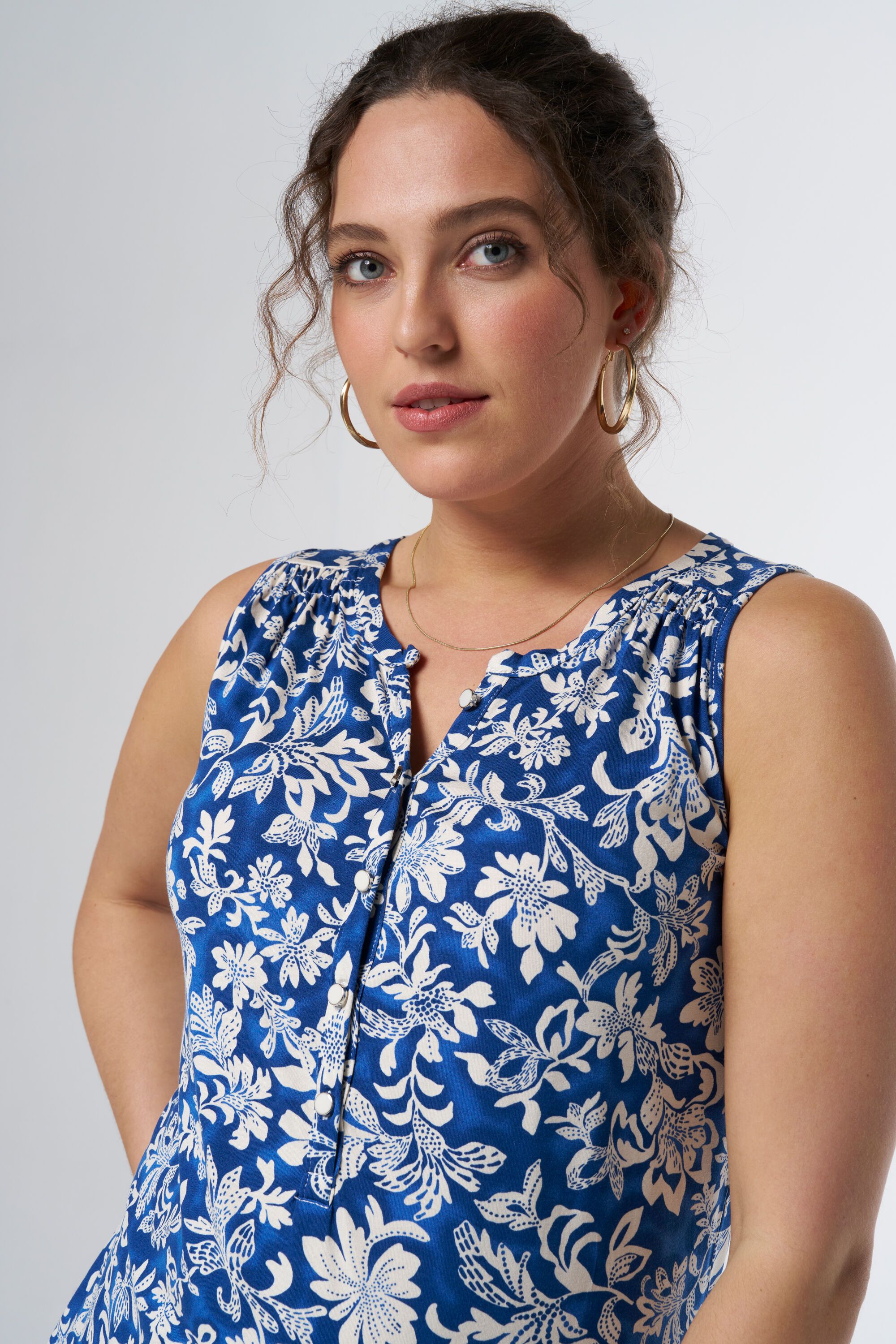 Top sans manches en stretch image number 6