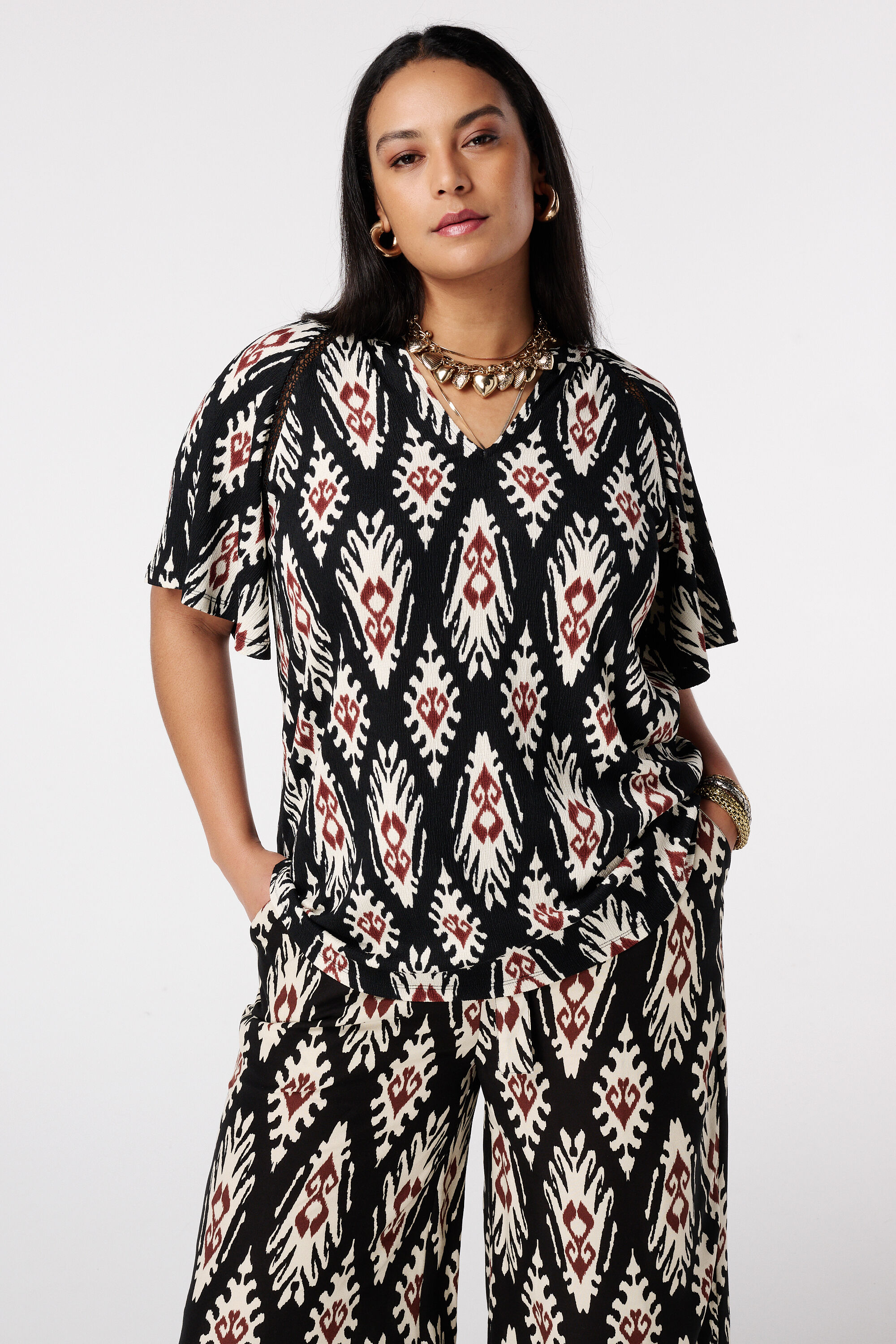 Top &agrave; manches papillon image number 0