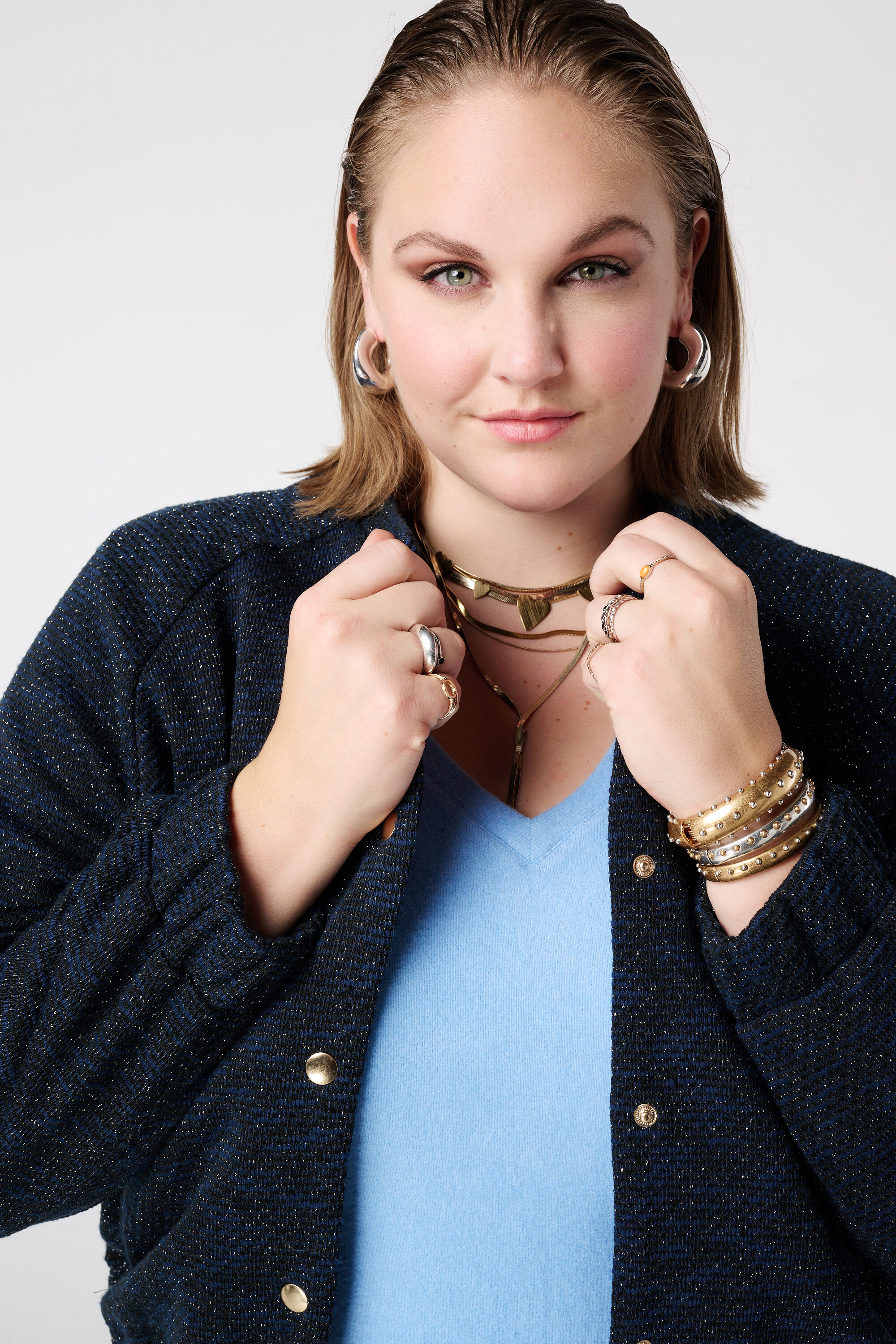 Bomber avec lurex image number 4