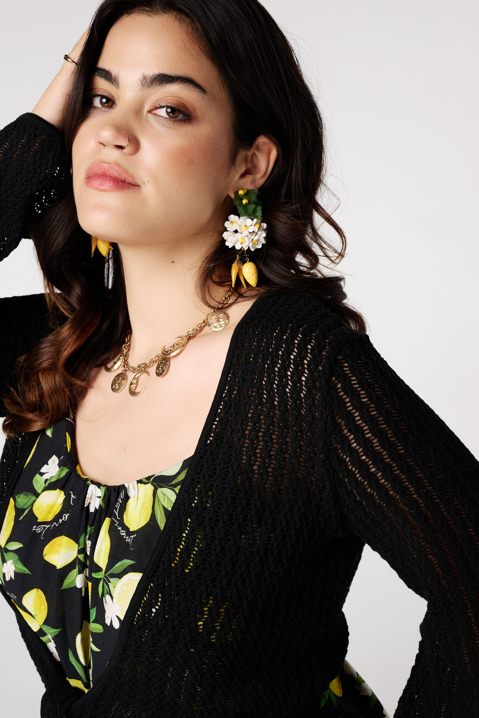 Cardigan en maille avec boutons image number 4