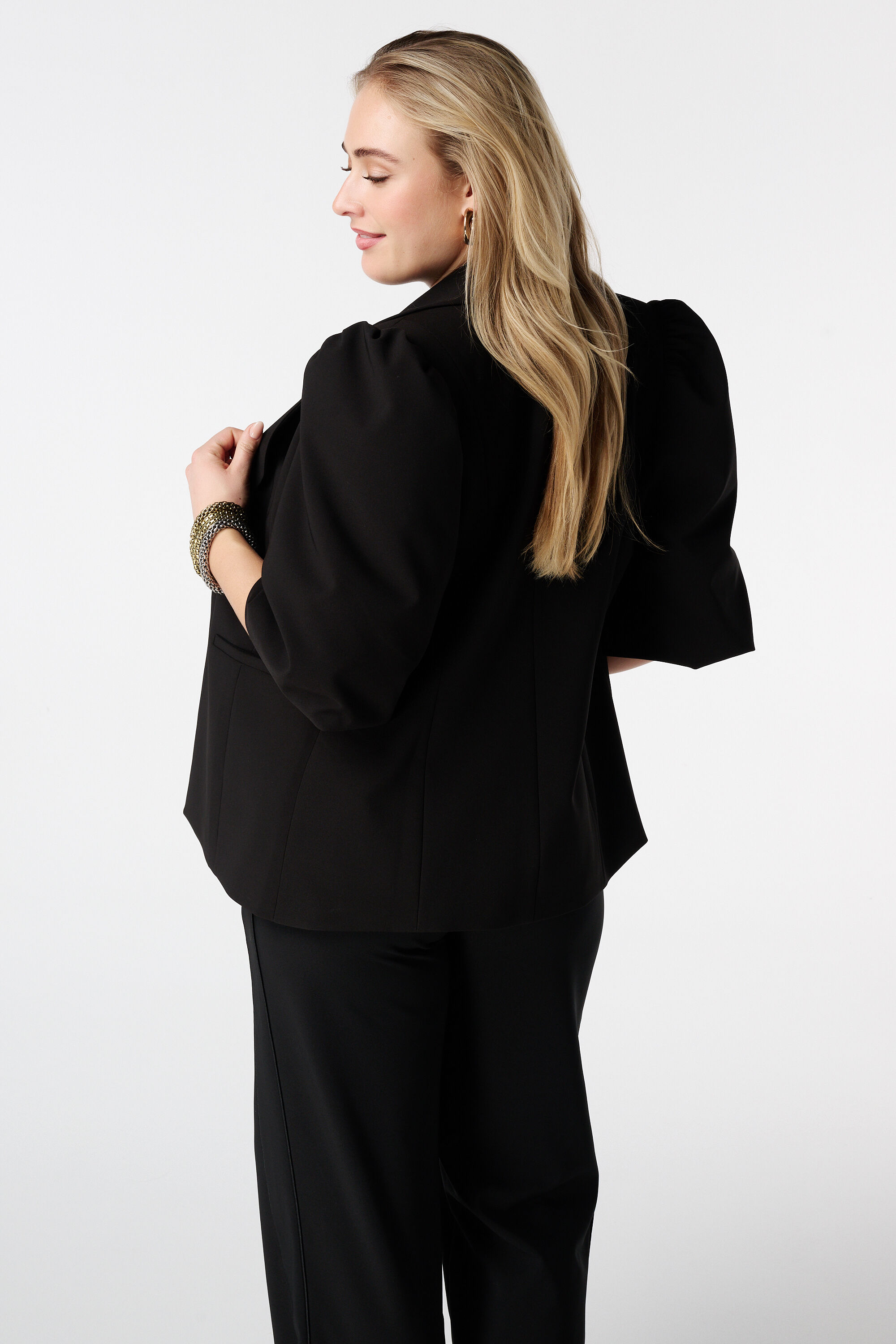 Blazer &agrave; manches bouffantes image number 3