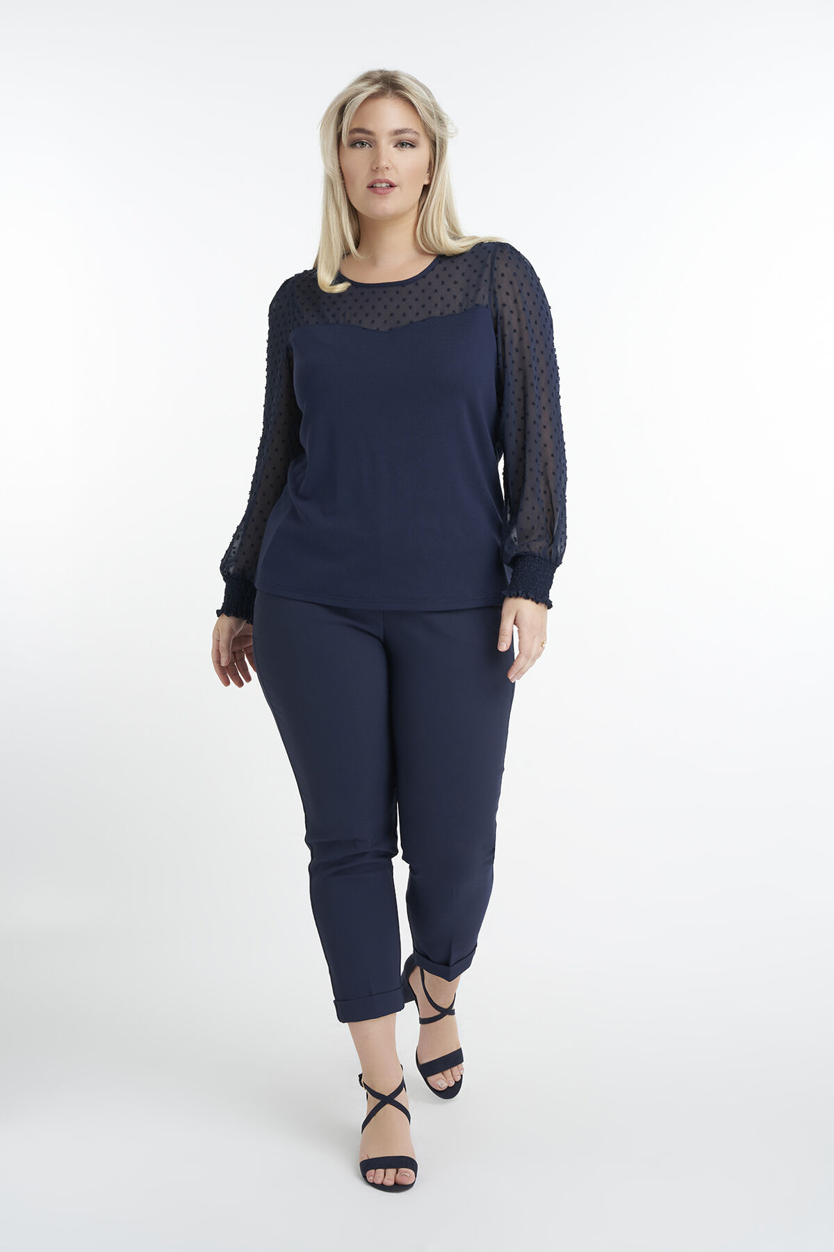 Haut &agrave; manches transparentes  image number 5