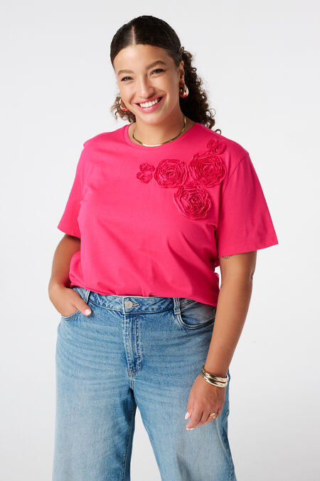 T-shirt avec imprimé brodé T-shirt avec imprimé brodé