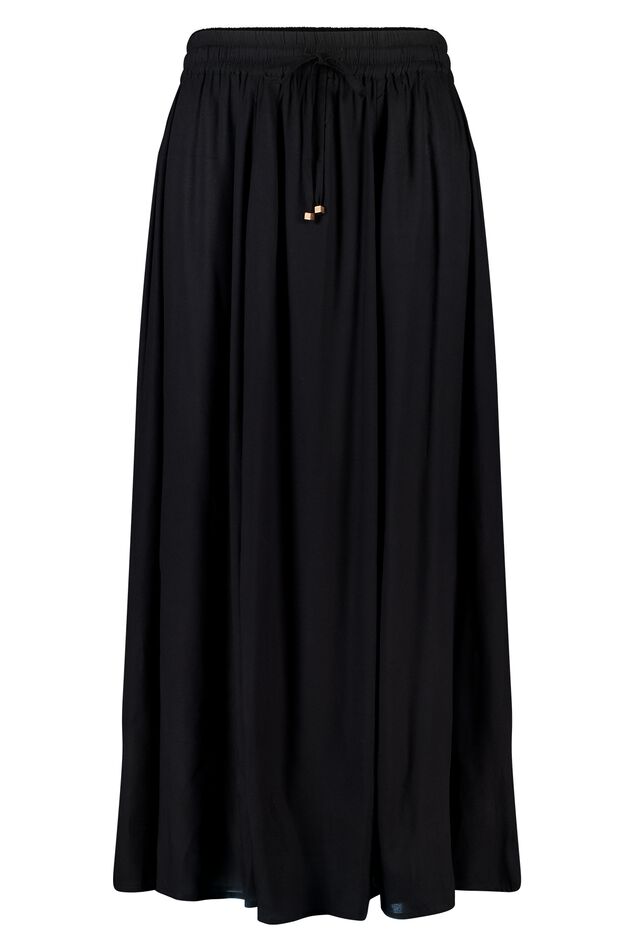Jupe maxi à taille élastique image number 1