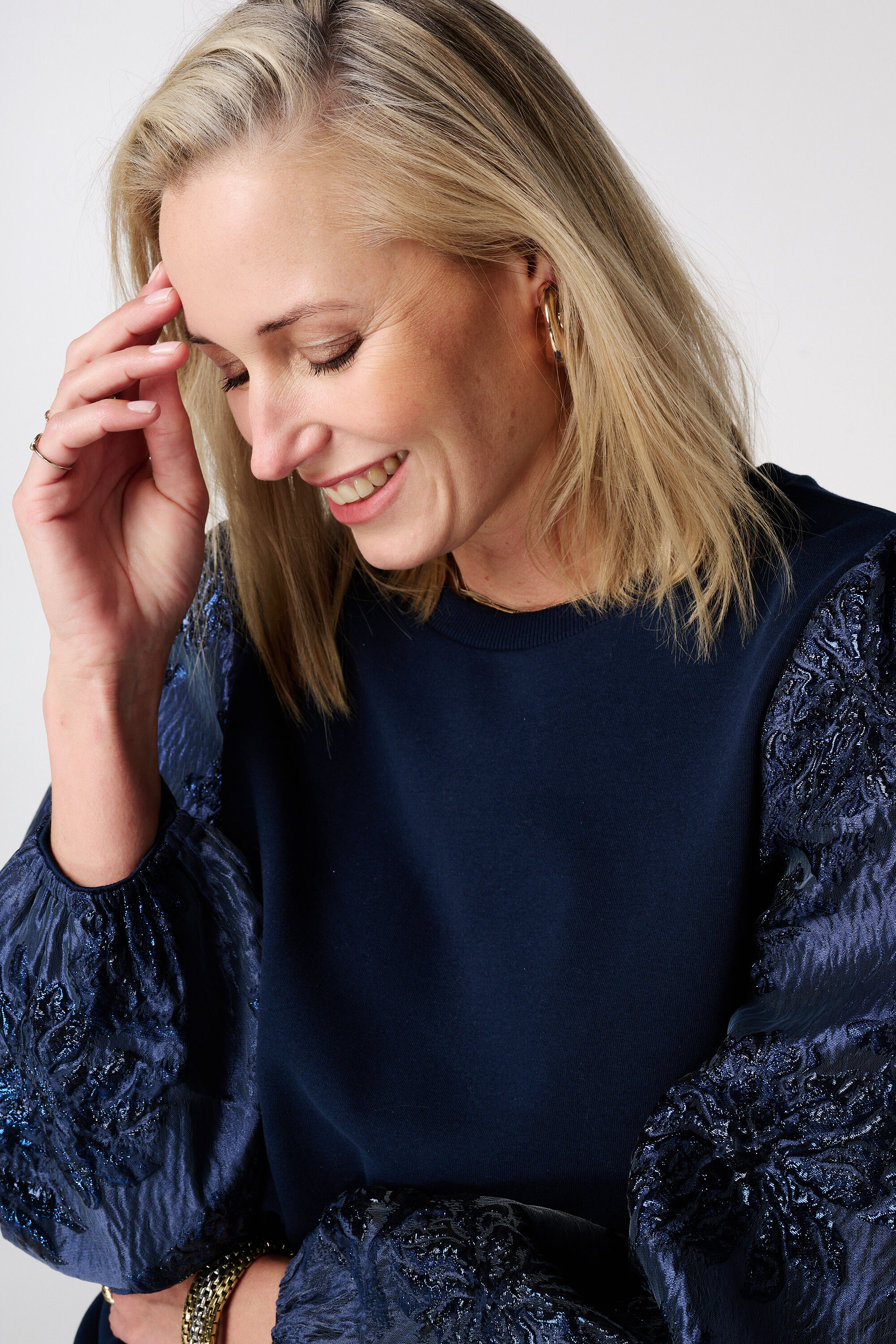 Sweat &agrave; manches jacquard image number 4