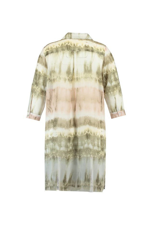 Chemisier transparent à imprimé tie-dye image number 2