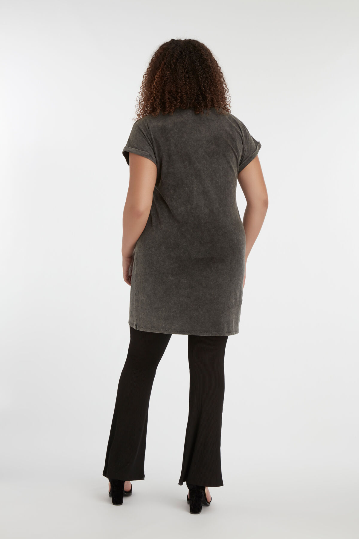 Long t-shirt &agrave; imprim&eacute; image number 3