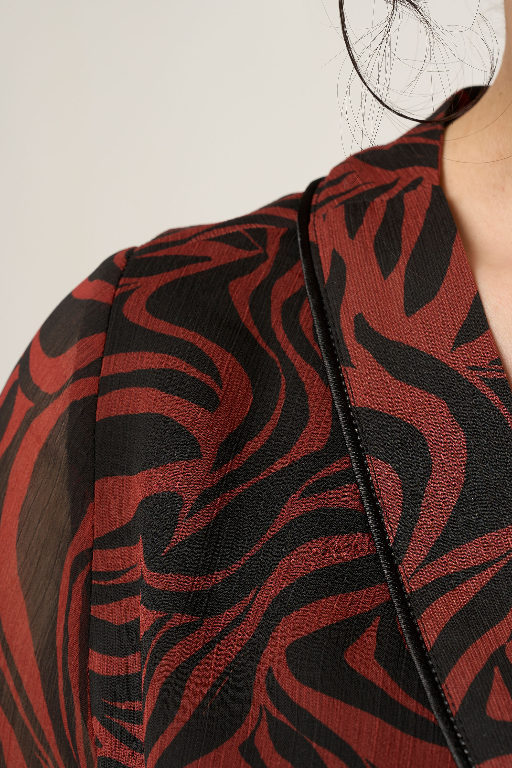 Robe en mousseline avec imprim&eacute; image number 4