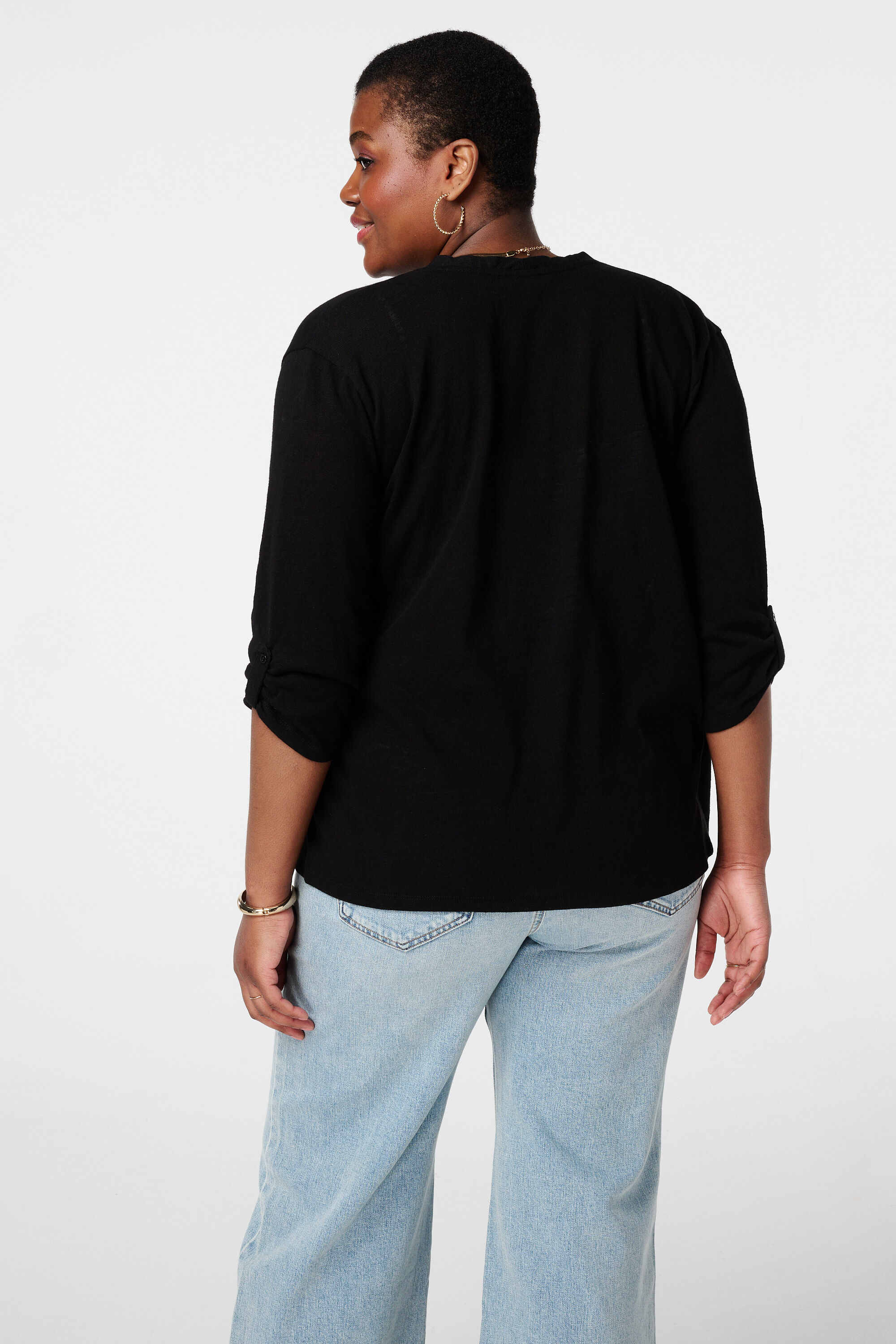 Haut avec fermeture boutonn&eacute;e image number 3