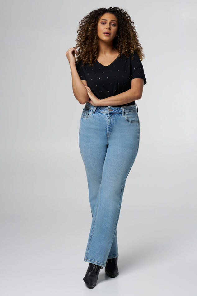 Jean à jambes droites ample image number 0