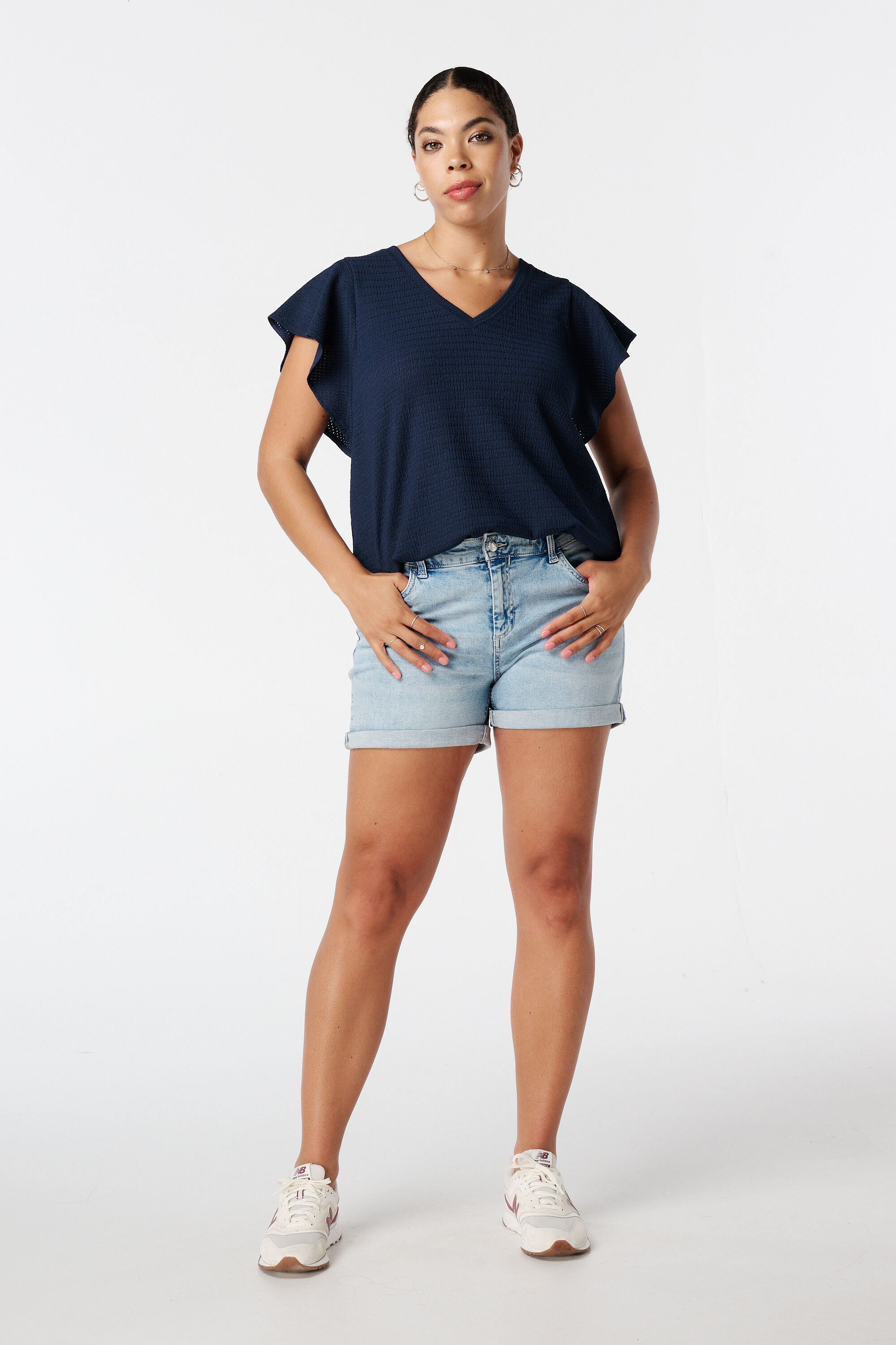 Haut avec manches papillon image number 5