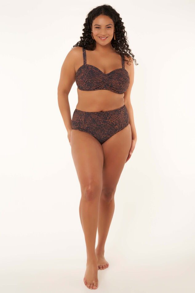 Haut de bikini imprimé panthère image number 7