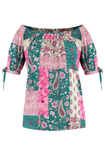 Chemisier d&rsquo;&eacute;t&eacute; color&eacute;