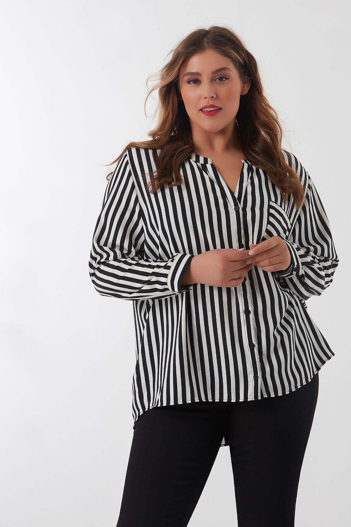 Chemisier avec poche de poitrine image number 3