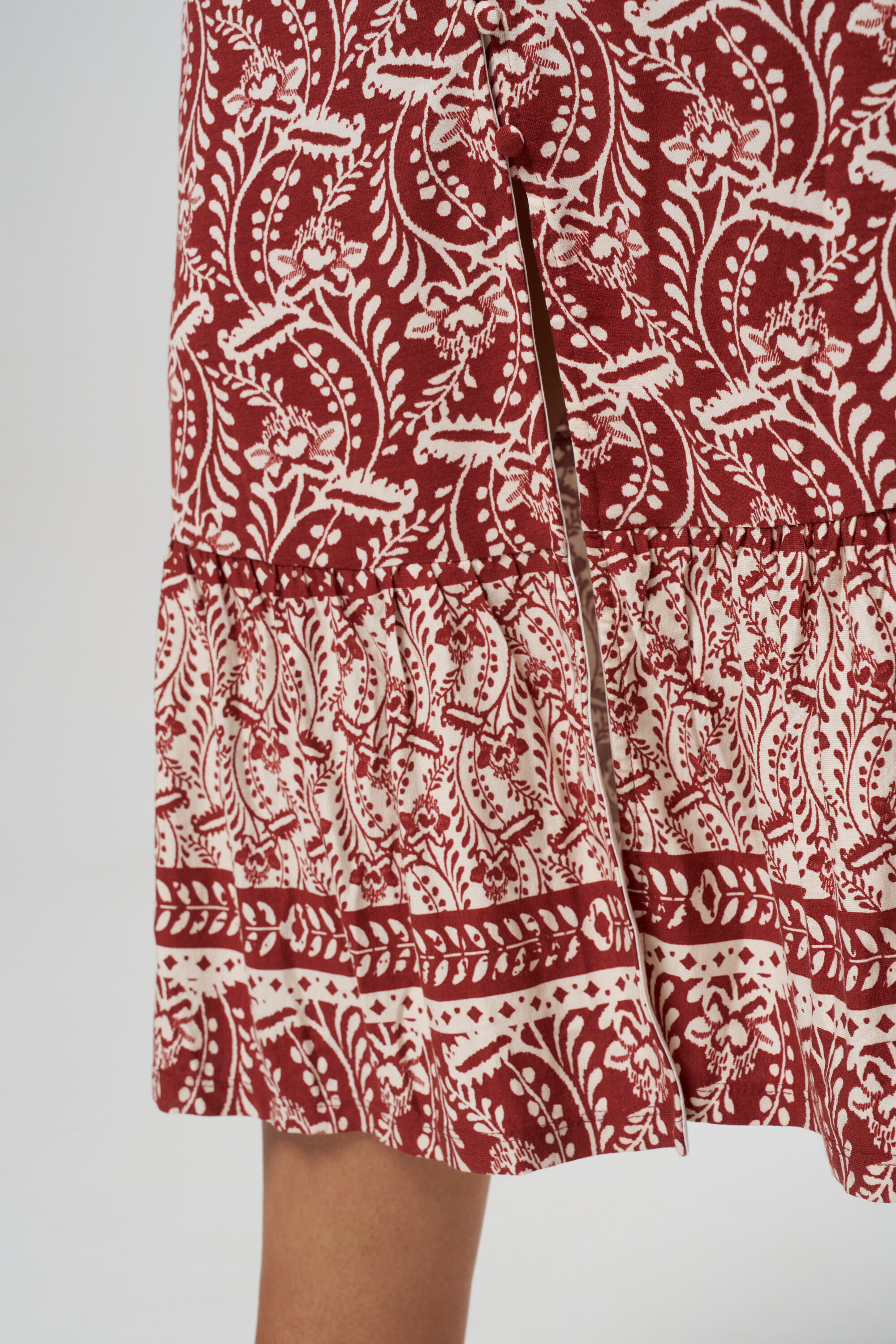 Robe midi &agrave; imprim&eacute; floral image number 4