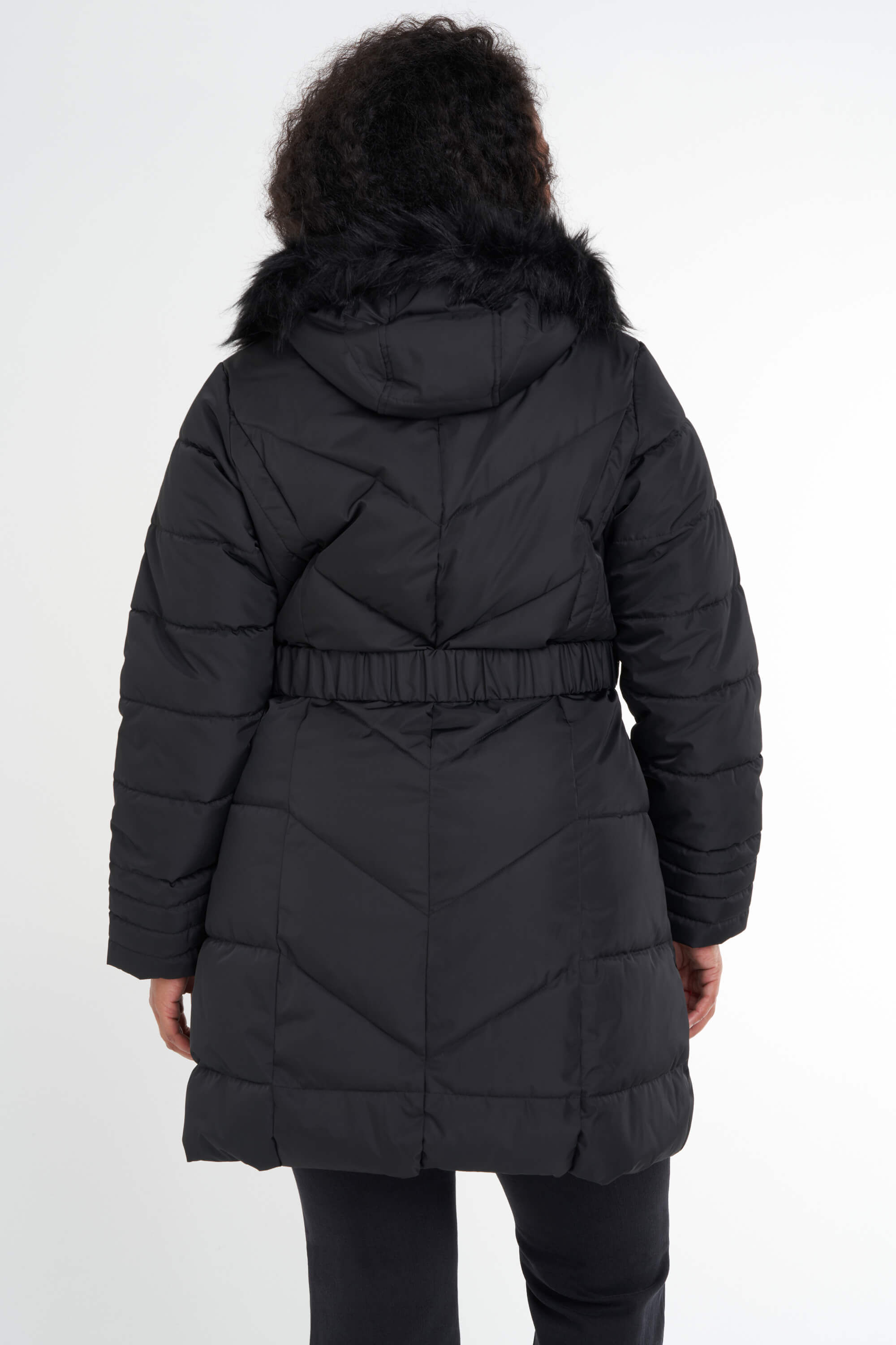 Veste matelass&eacute;e avec ceinture image number 4