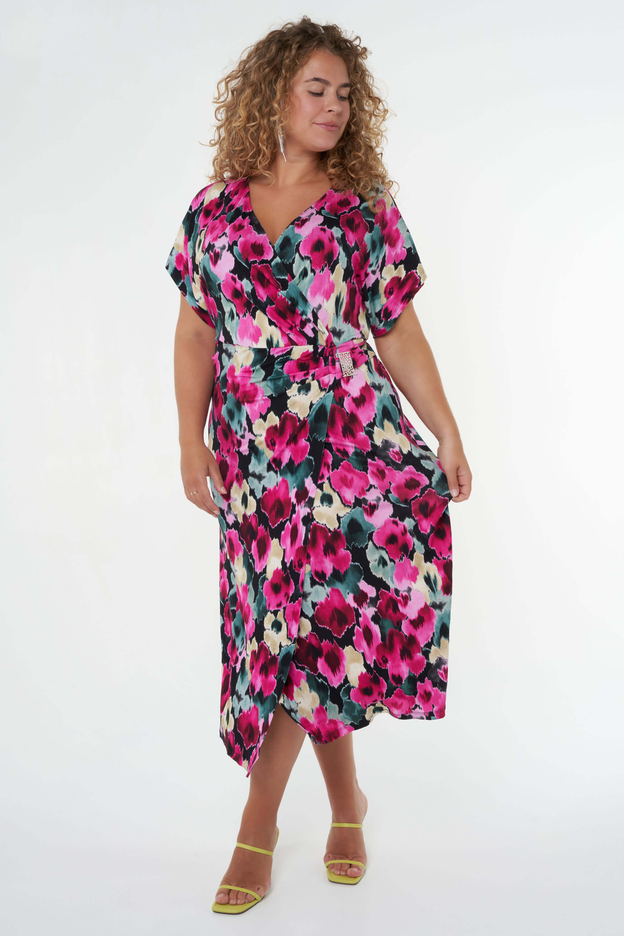 Robe longue avec imprim&eacute; floral image number 6