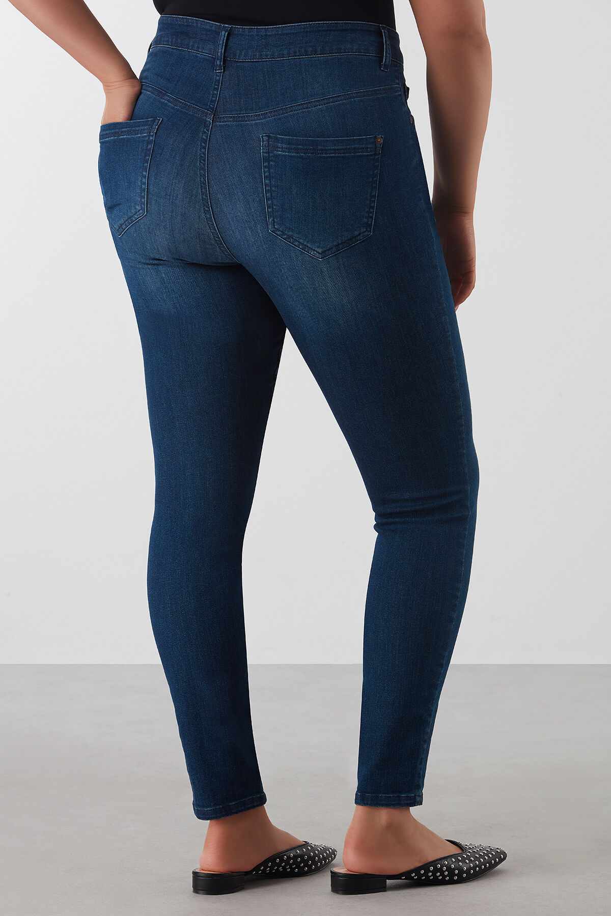 JEANS TAILLE HAUTE super skinny image number 3