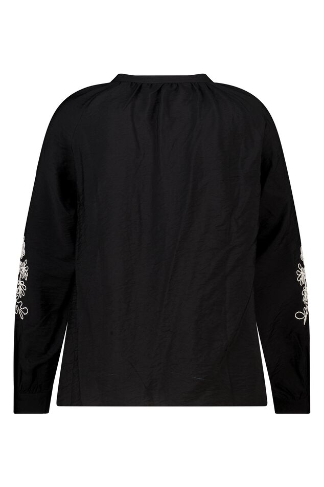 Blouse avec broderies sur les manches image number 2