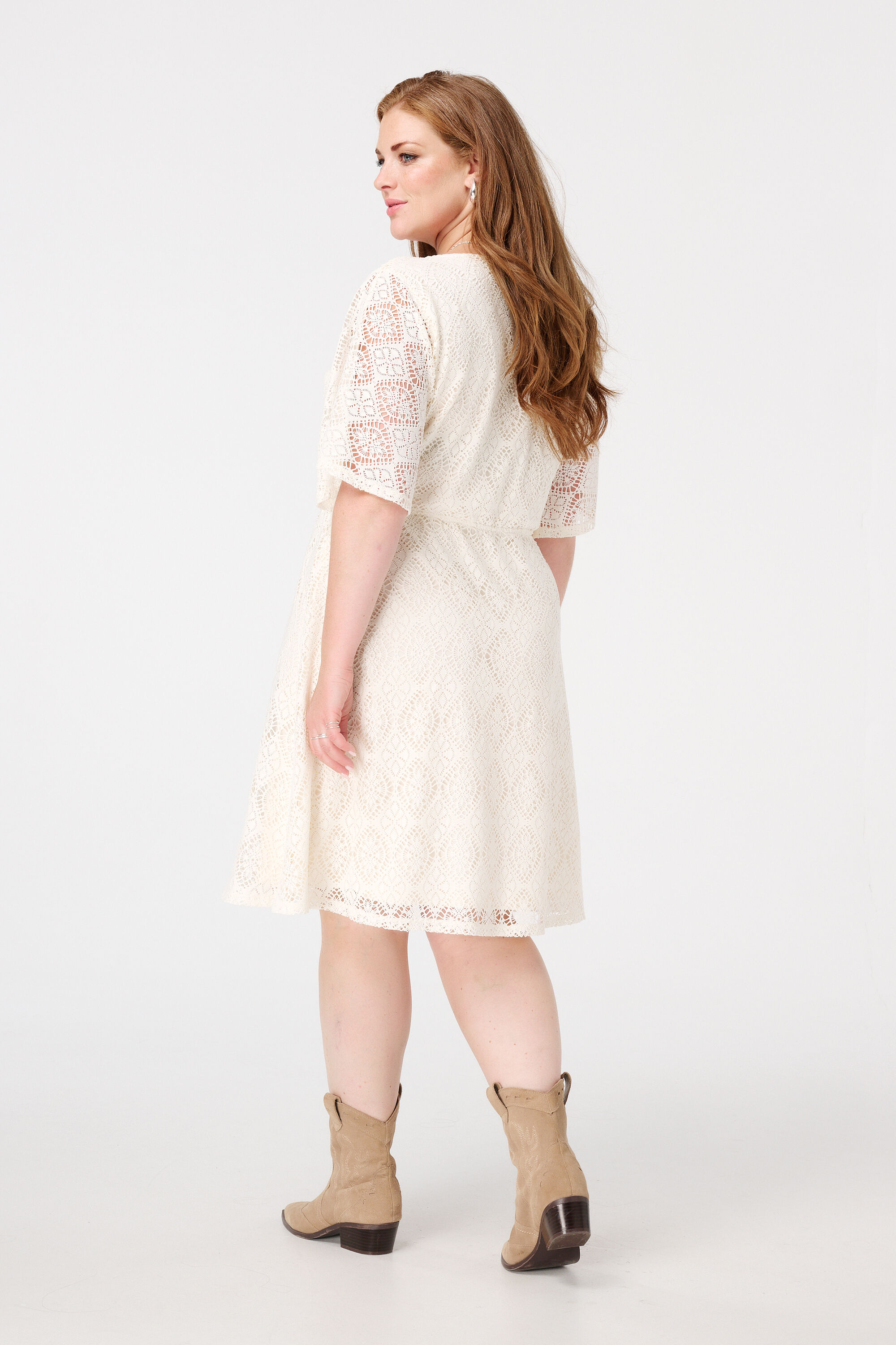 Robe avec aspect brod&eacute; image number 3