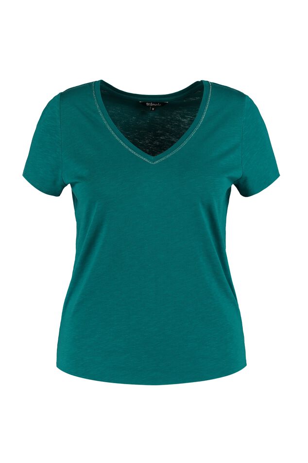 T-shirt en tissu flammé image number 1