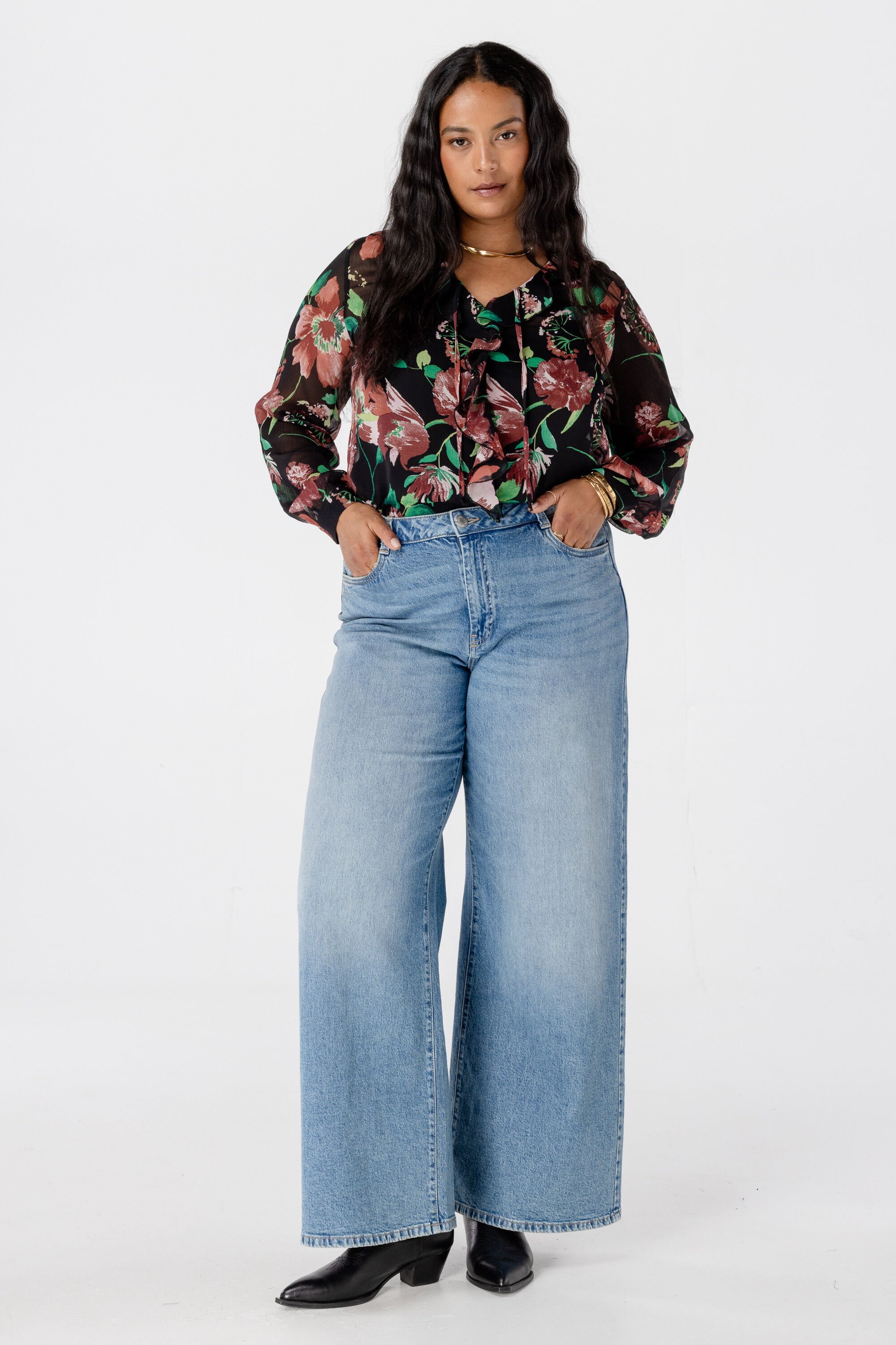 Chemisier &agrave; imprim&eacute; image number 5