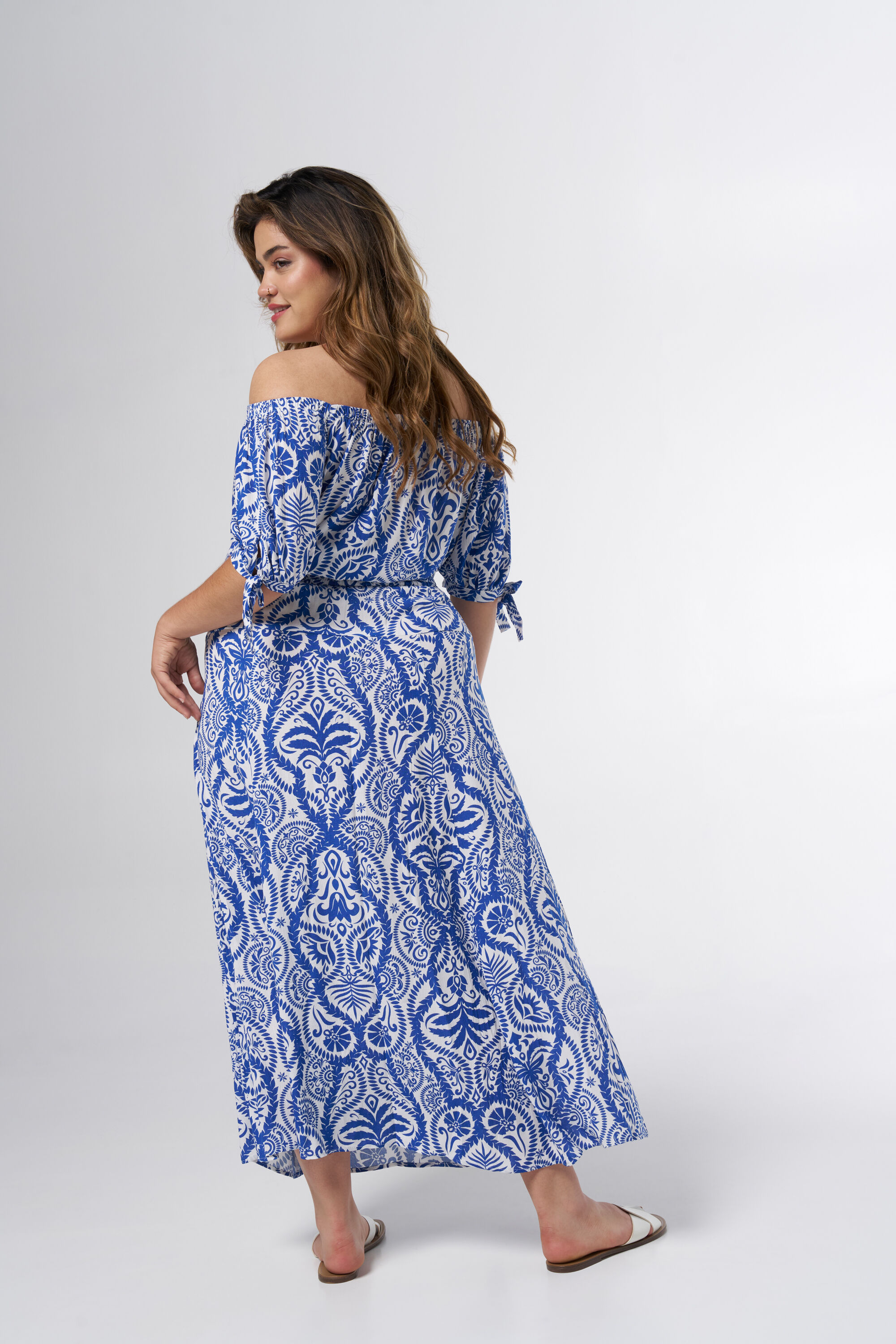 Jupe midi avec fente image number 3