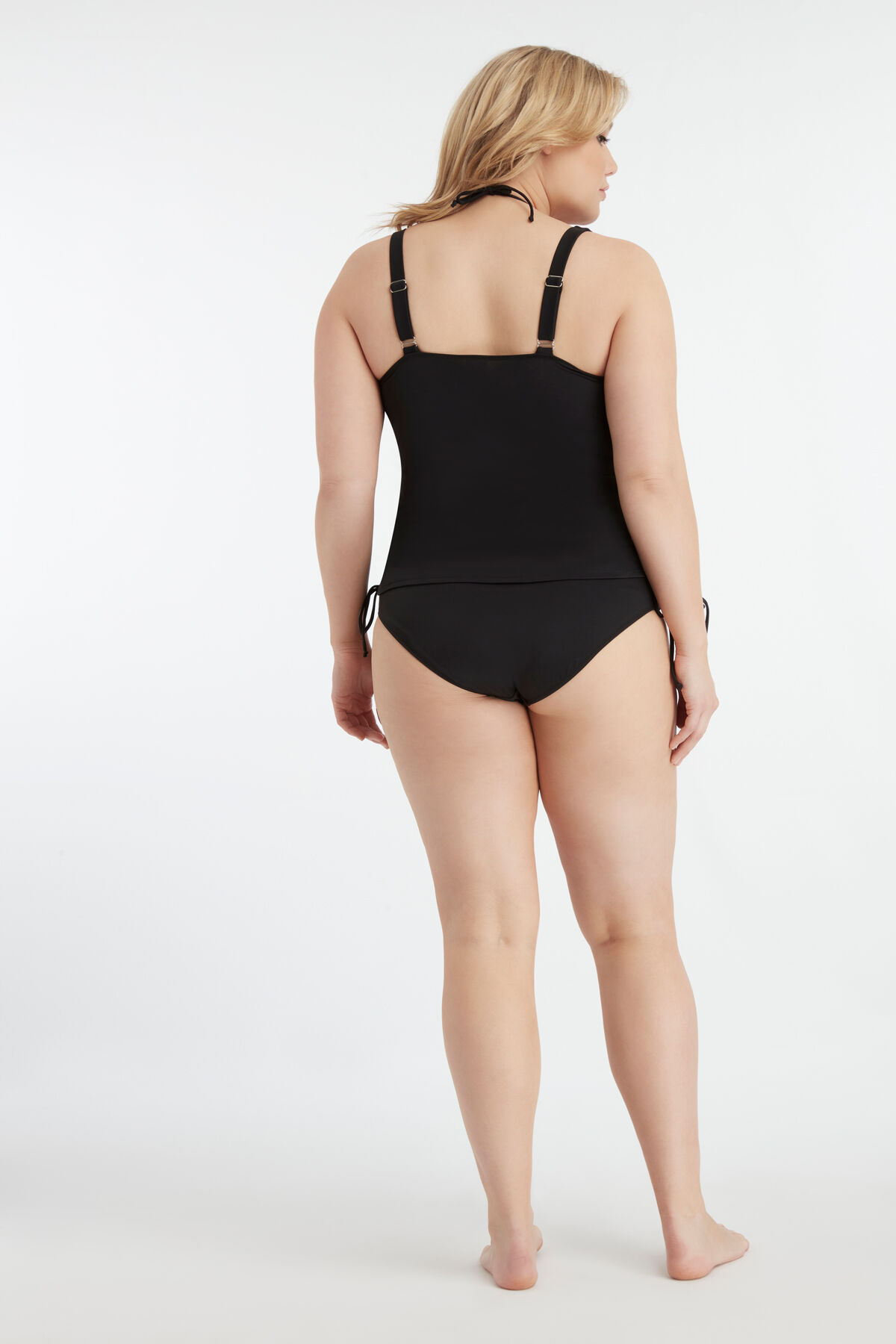 MS Mode haut tankini couleur unie image number 4