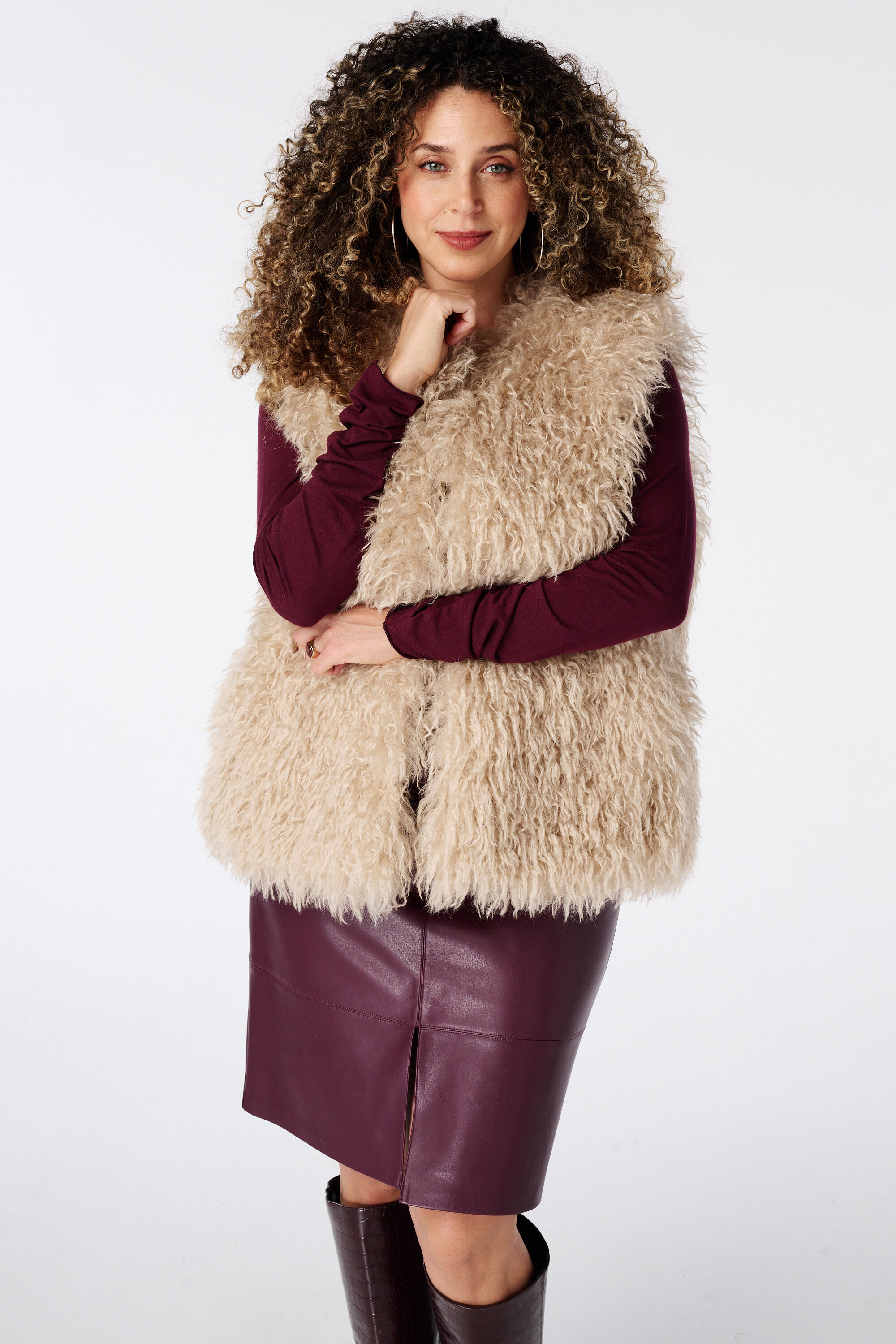 Gilet doux sans manches image number 0