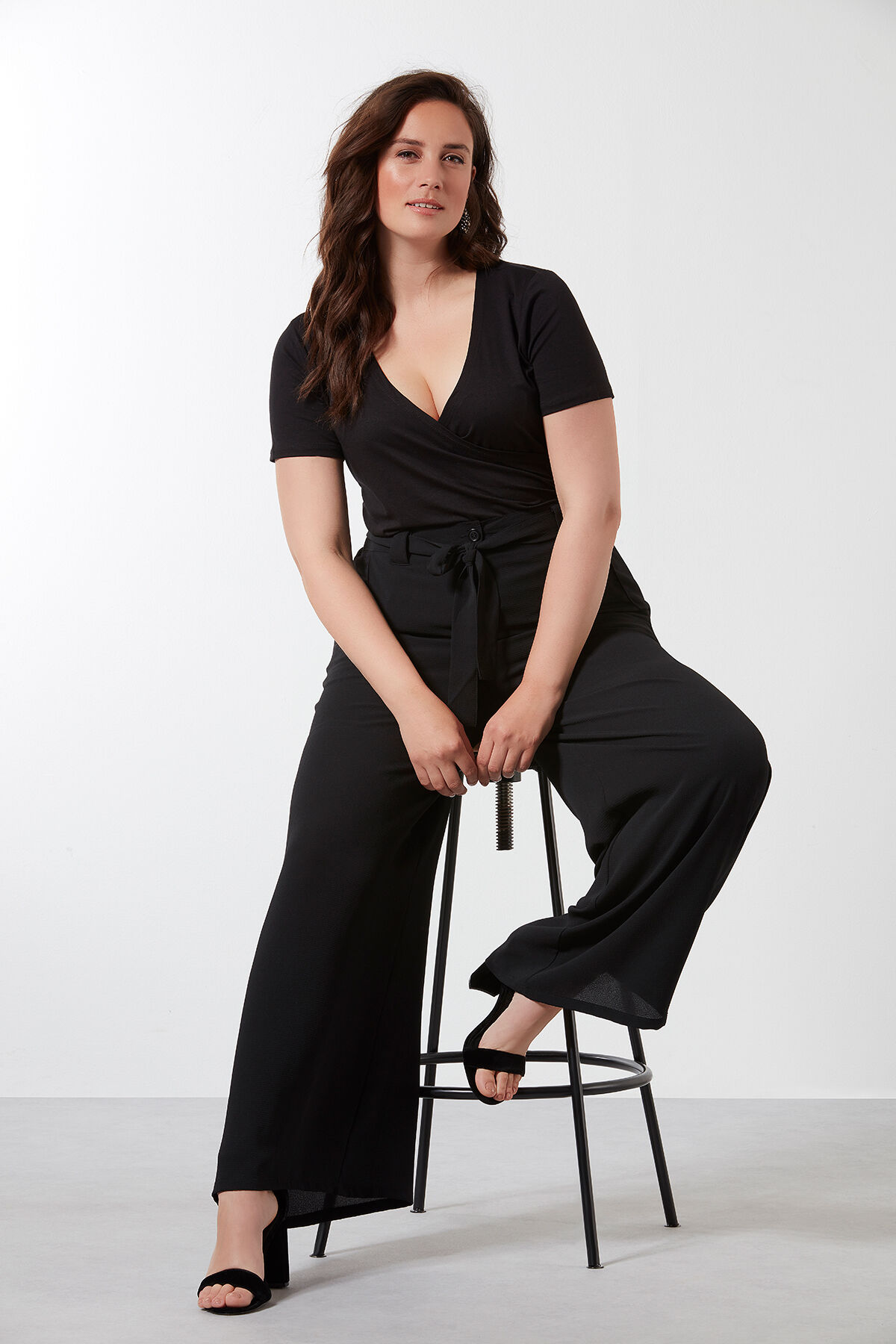 Haut cache coeur grande store taille