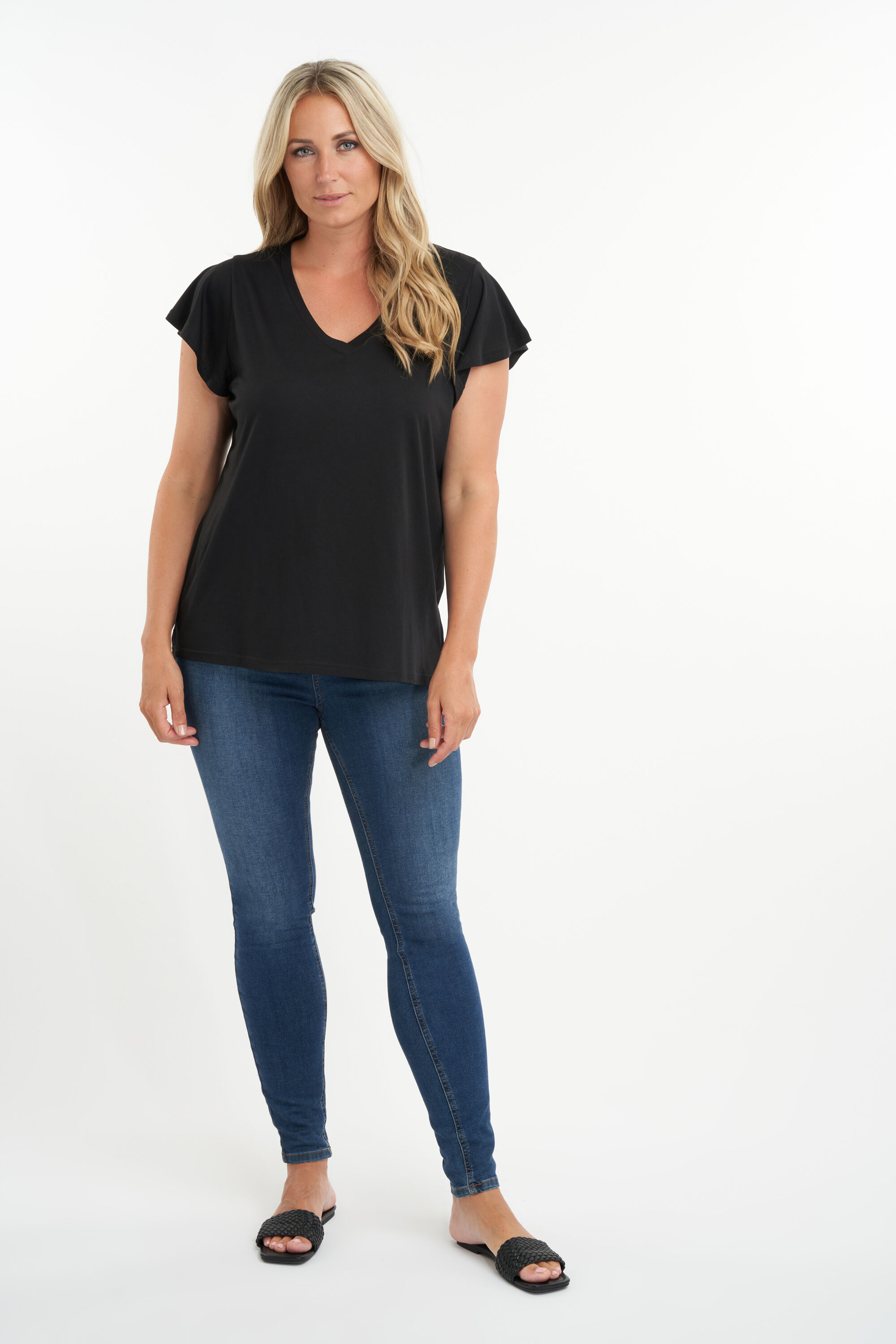 T-shirt avec manches &agrave; volants image number 5