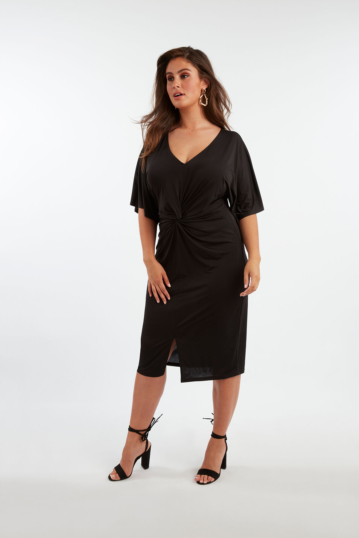 Robe &agrave; col en V image number 4