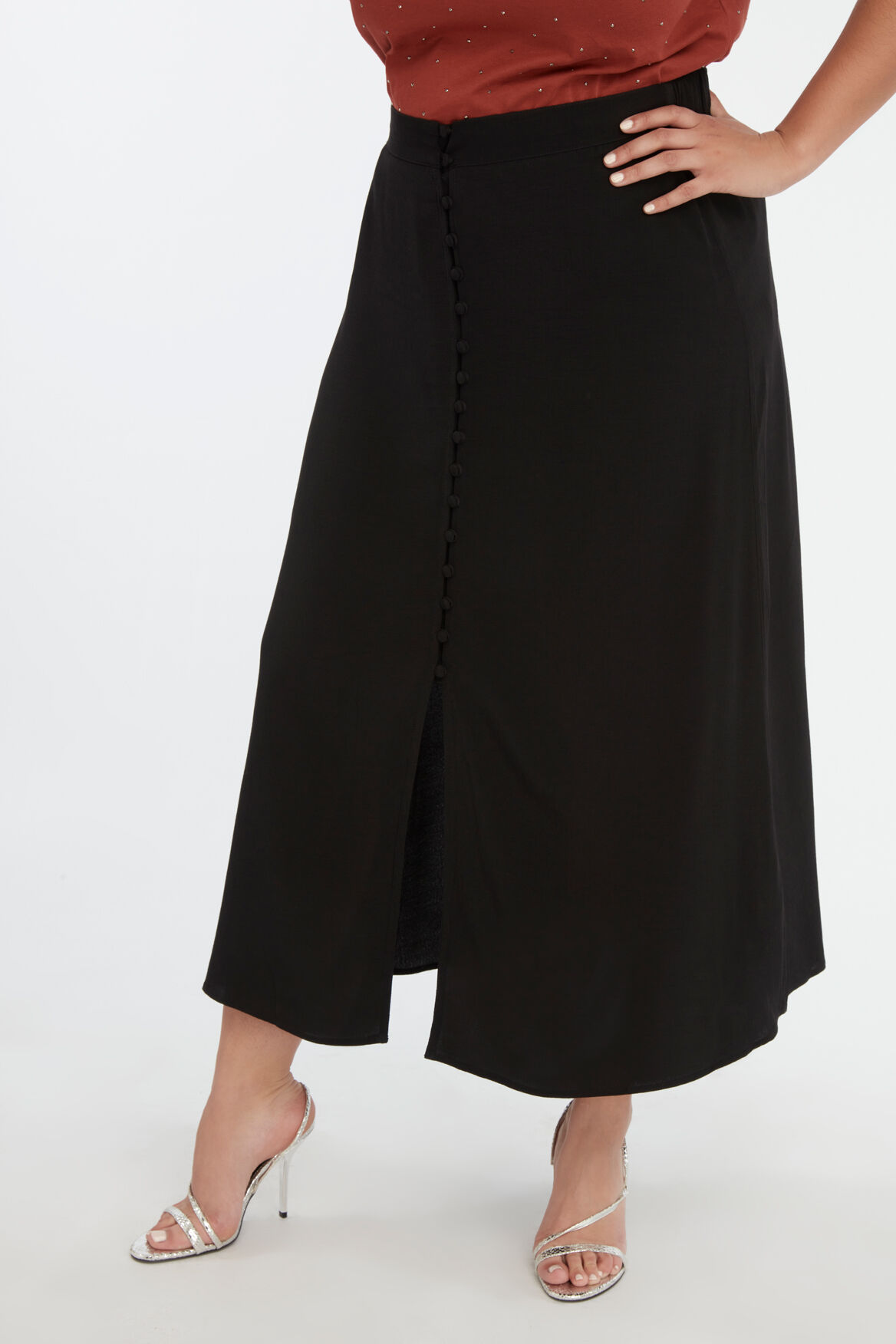 Jupe boutonn&eacute;e  image number 3