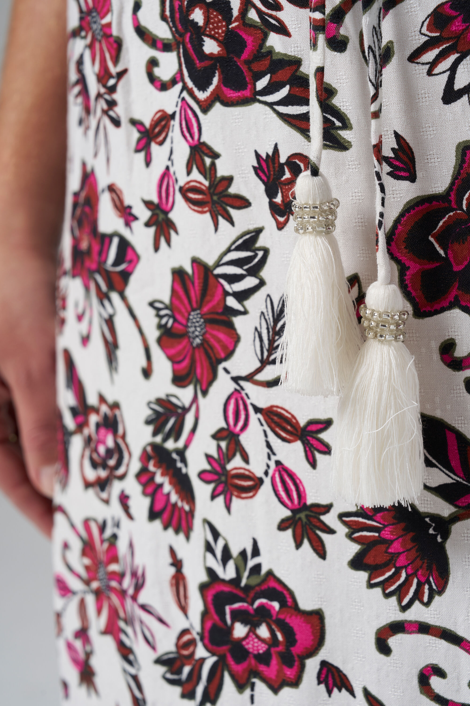 Robe midi &agrave; imprim&eacute; floral image number 4