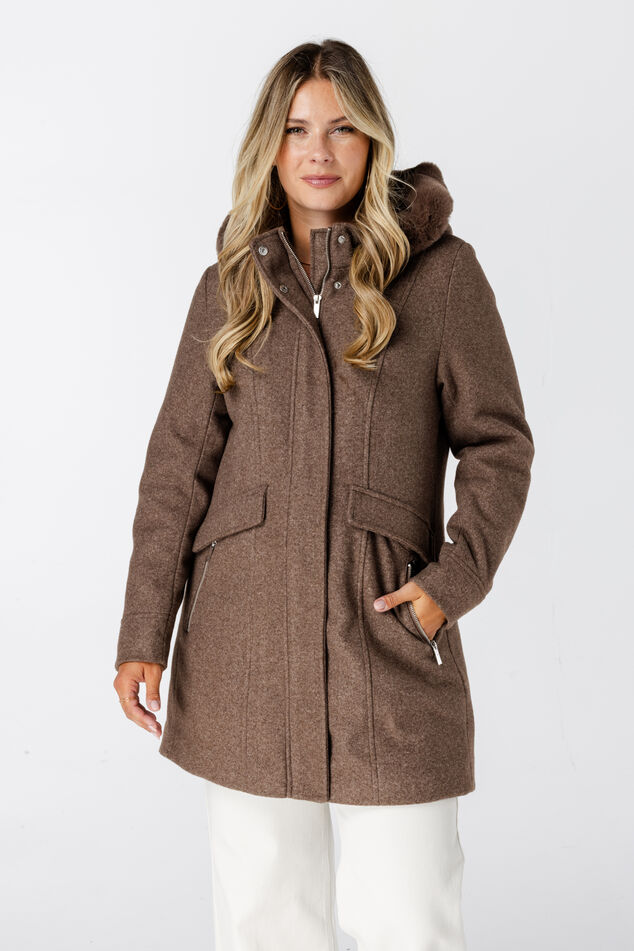 Veste doublée avec fermeture éclair image number 0