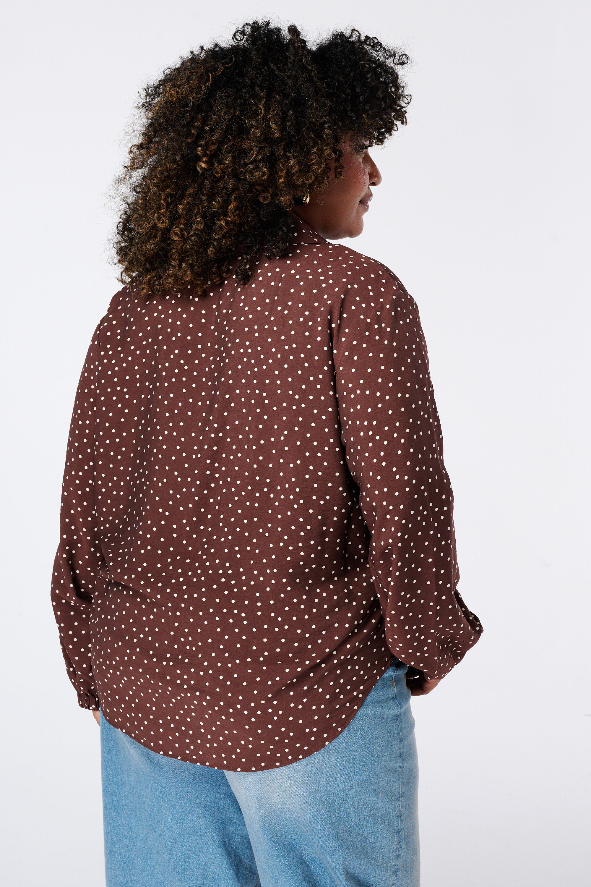 Blouse &agrave; pois image number 3