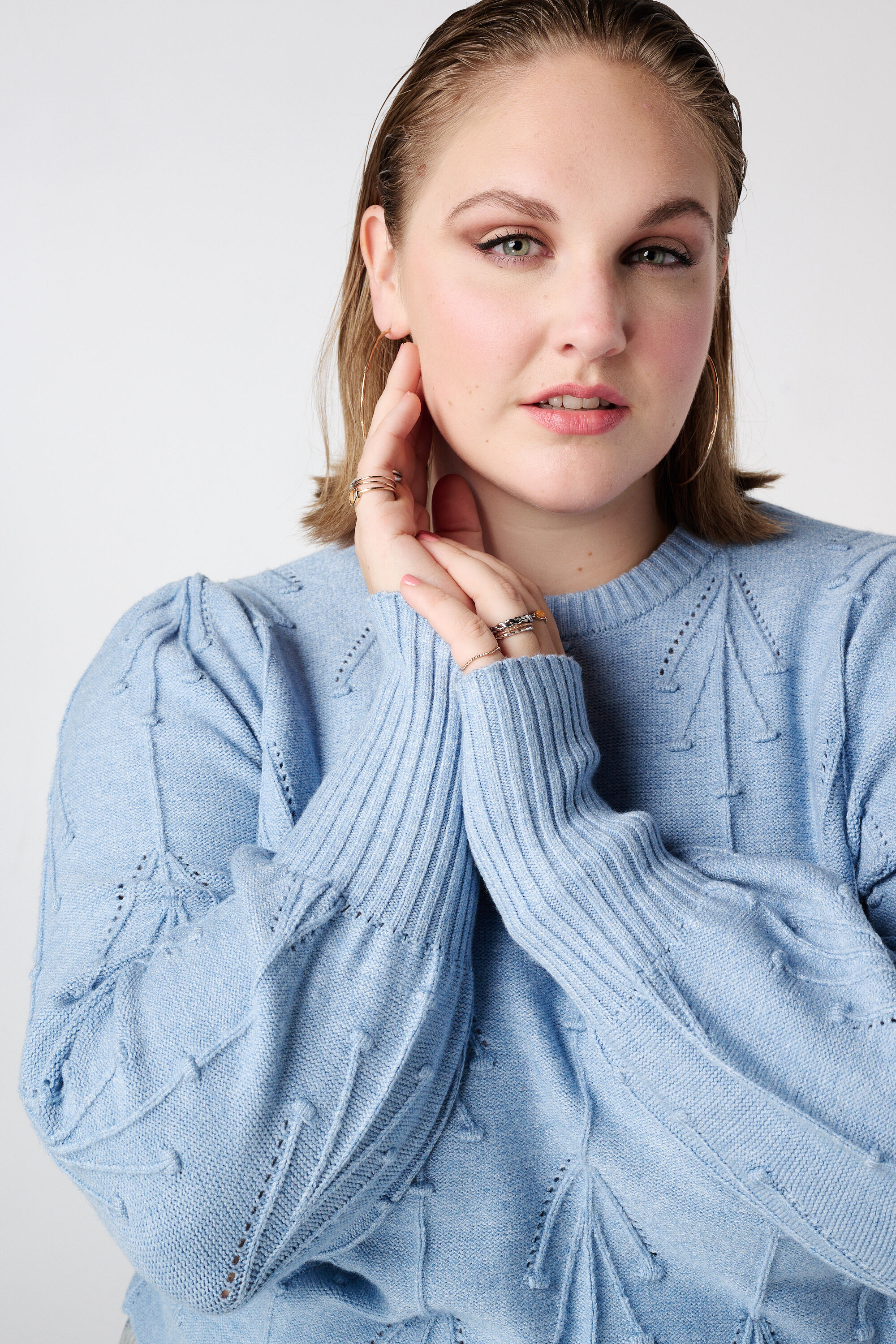 Pull en maille avec motif image number 4