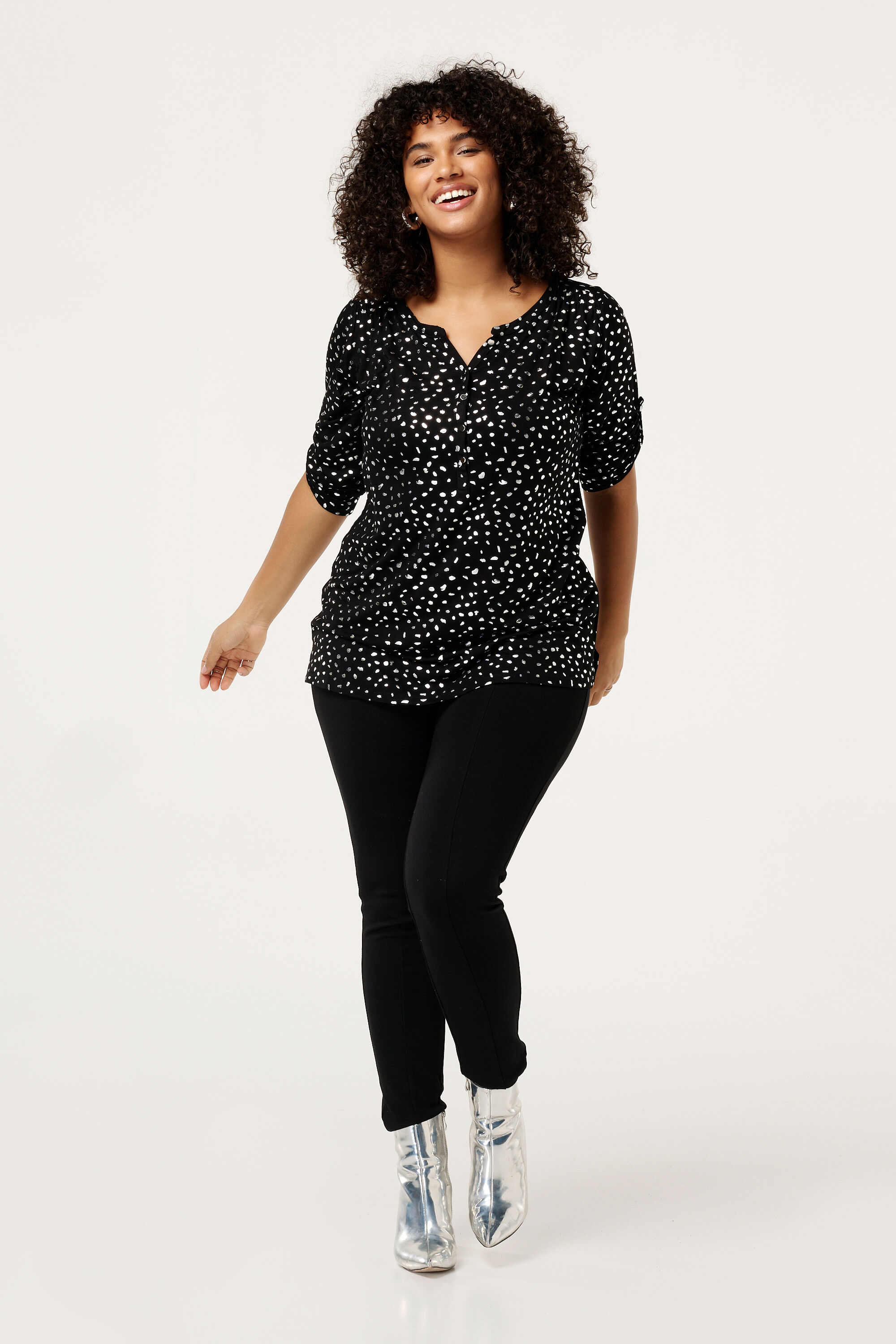 Haut &agrave; boutons  image number 5