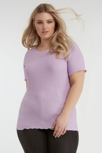 Haut extensible couleur unie