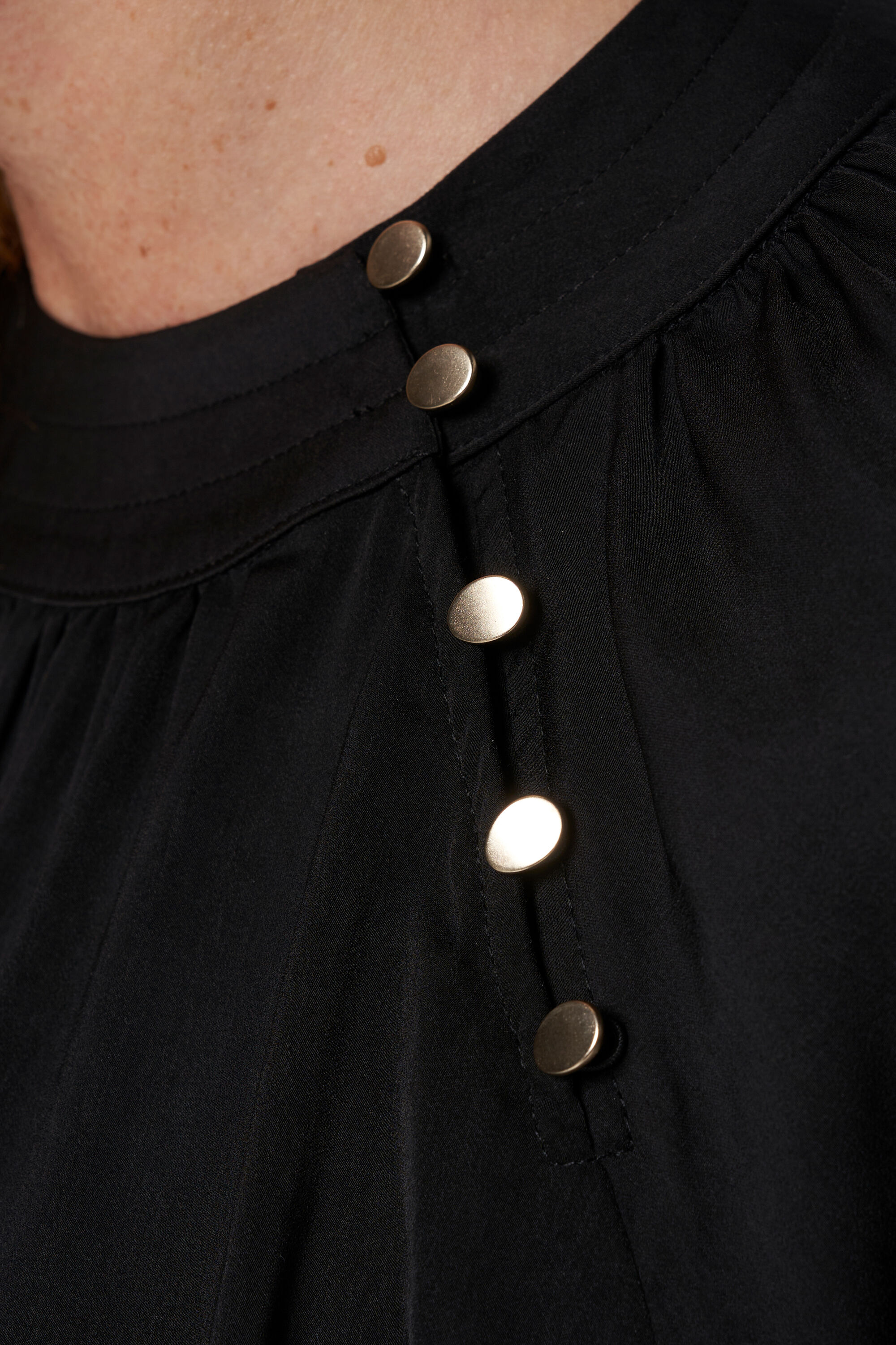 Chemisier &agrave; boutons dor&eacute;s image number 4