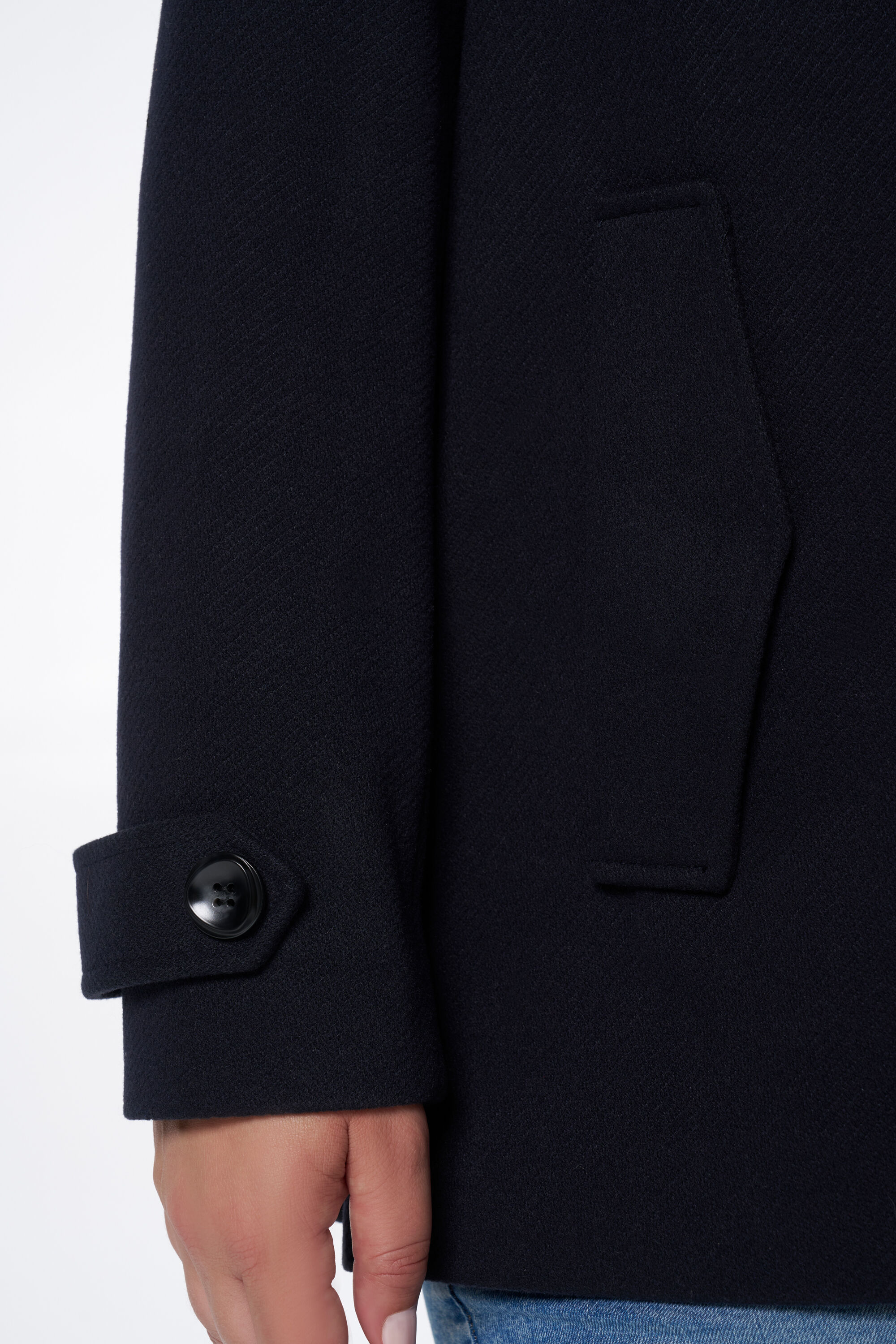 Veste courte &agrave; double boutonnage image number 4