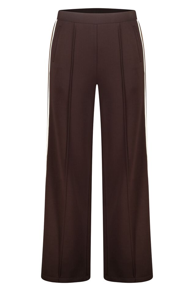 pantalon large avec passepoil sur le côté image number 1