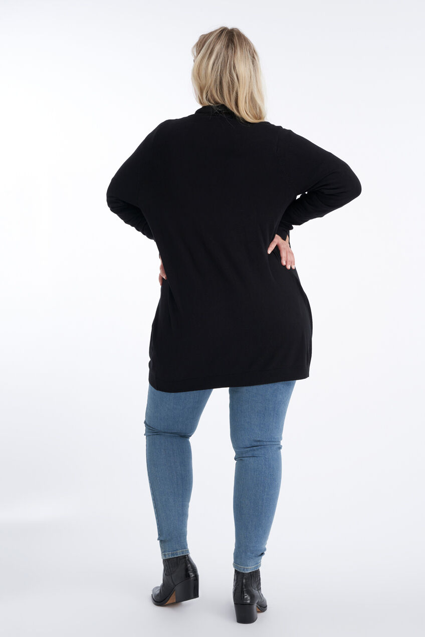 Cardigan long et ouvert image number 3